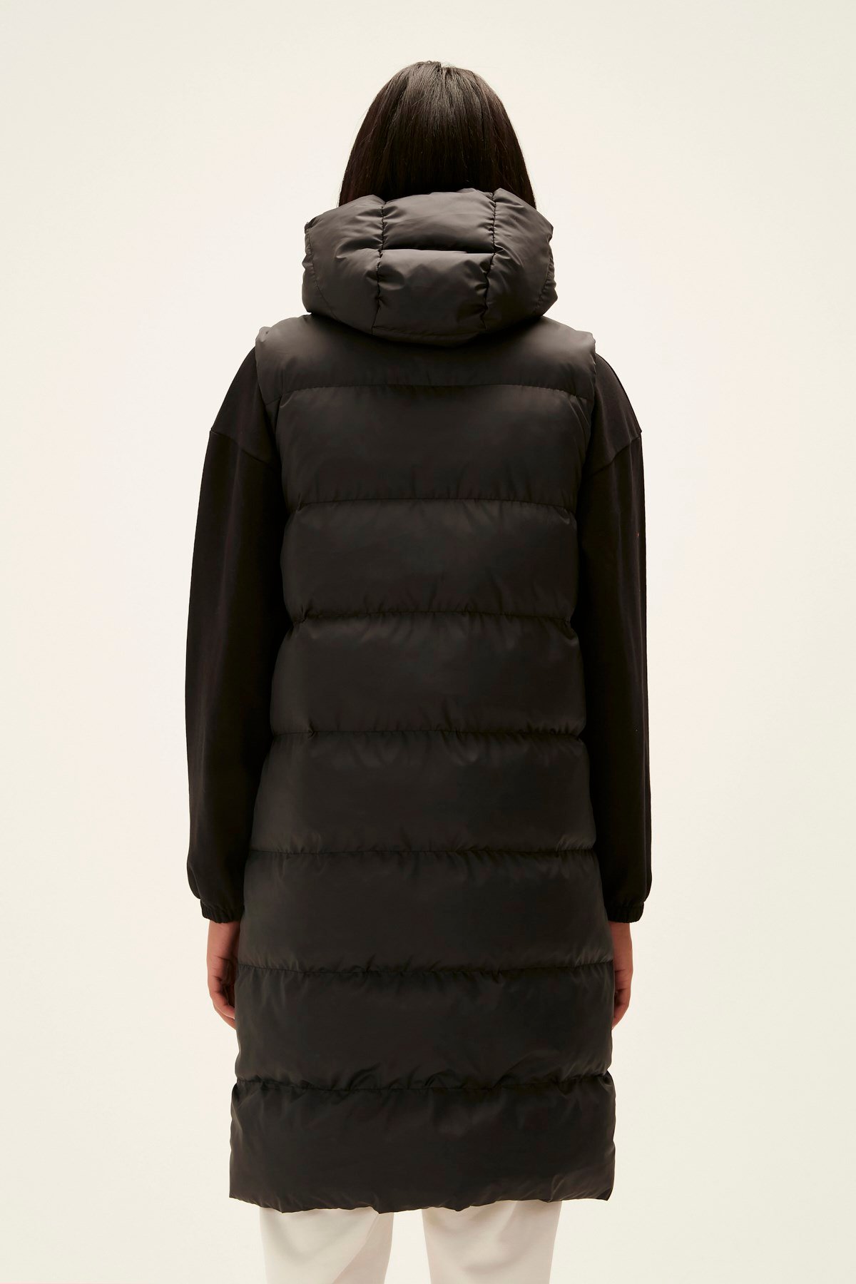 BAD BEAR Kadın WAYFARER Siyah Uzun Yelek