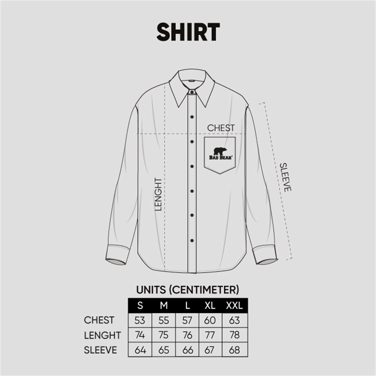 Bad Bear Liam Erkek Lacivert Kareli Gömlek