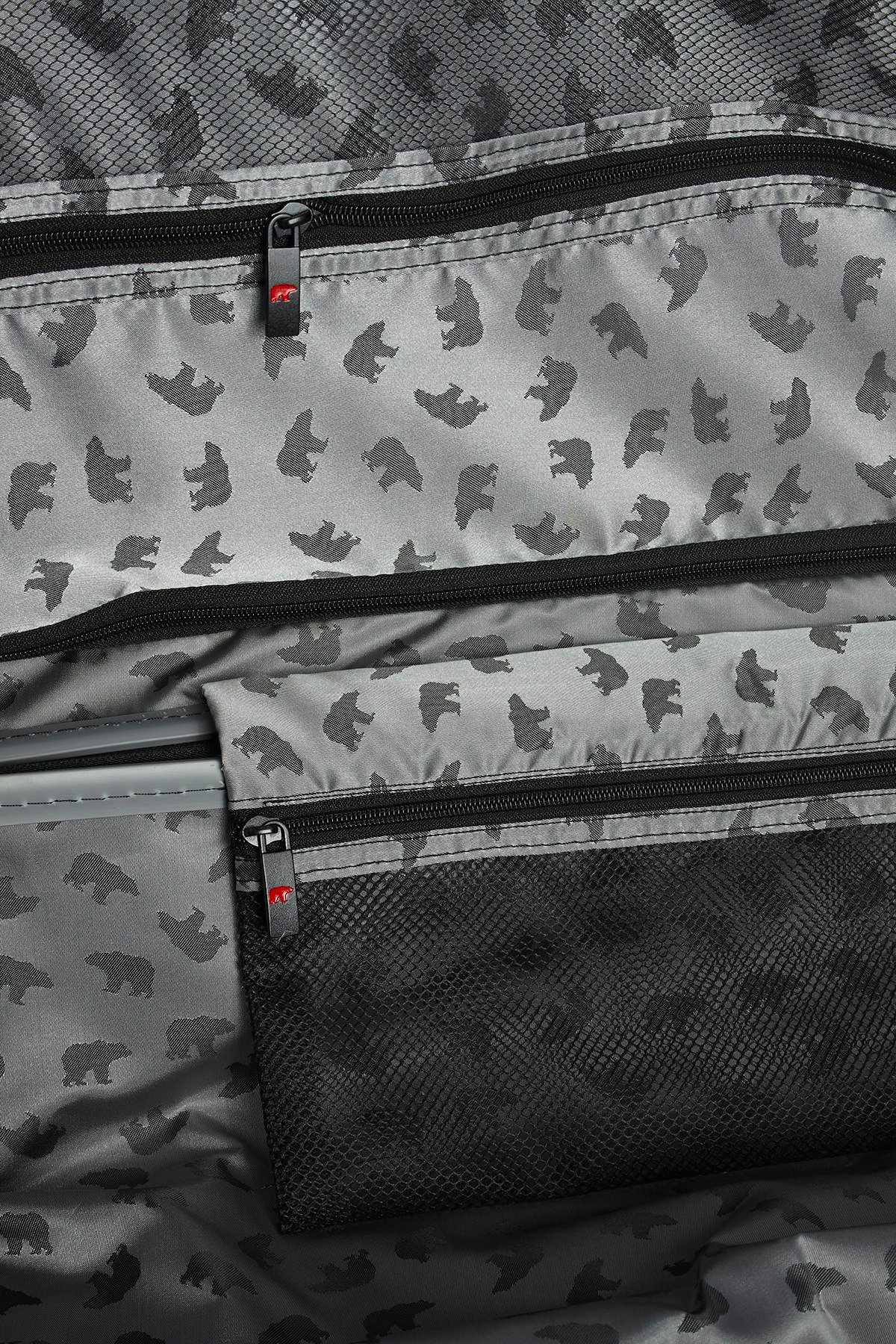 Bad Bear Mavi Büyük Boy Wagon Suıtcase Bavul