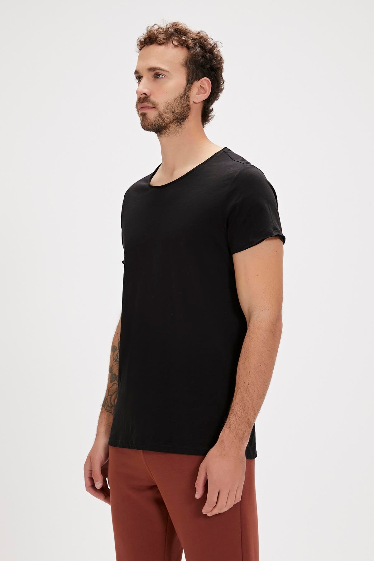Bad Bear O-Neck T-Shirt Siyah Basic Erkek Tişört