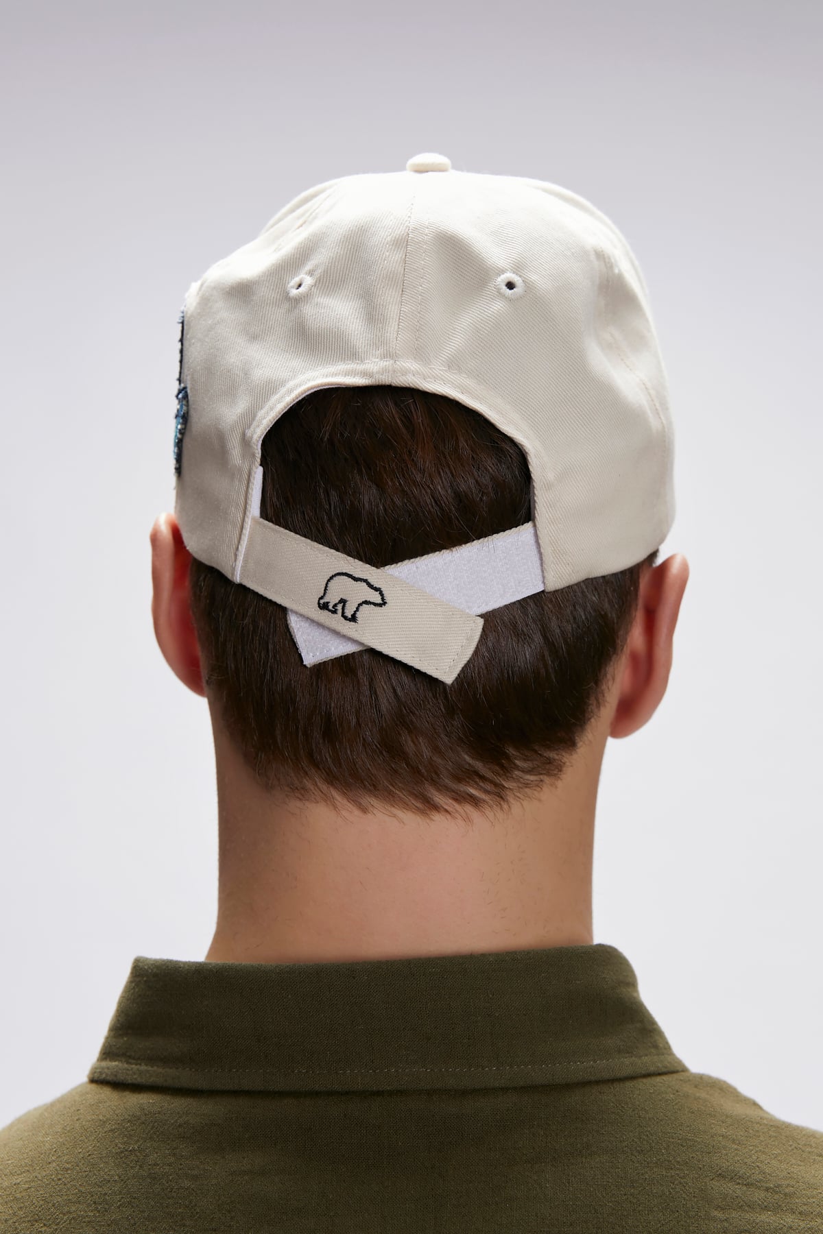 BAD BEAR PATCH CAP BASIC CAP BEIGE  UNISEX CAP BAD BEAR PATCH CAPBAD BEAR PATCH CAP