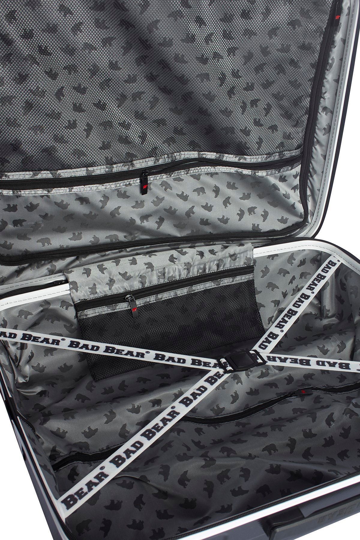 Bad Bear Siyah Orta Boy Wagon Suıtcase Bavul