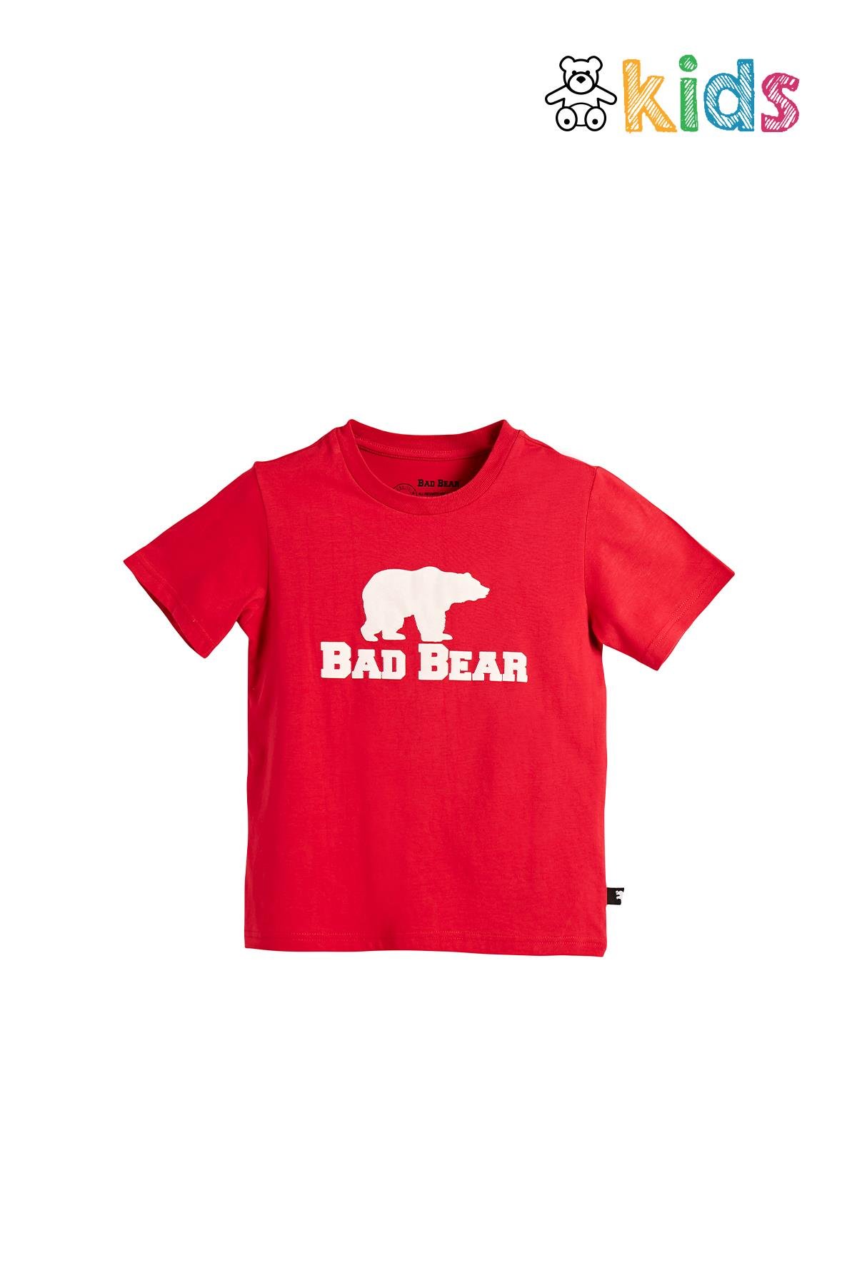 BAD BEAR T-SHIRT JR PARLAK KIRMIZI