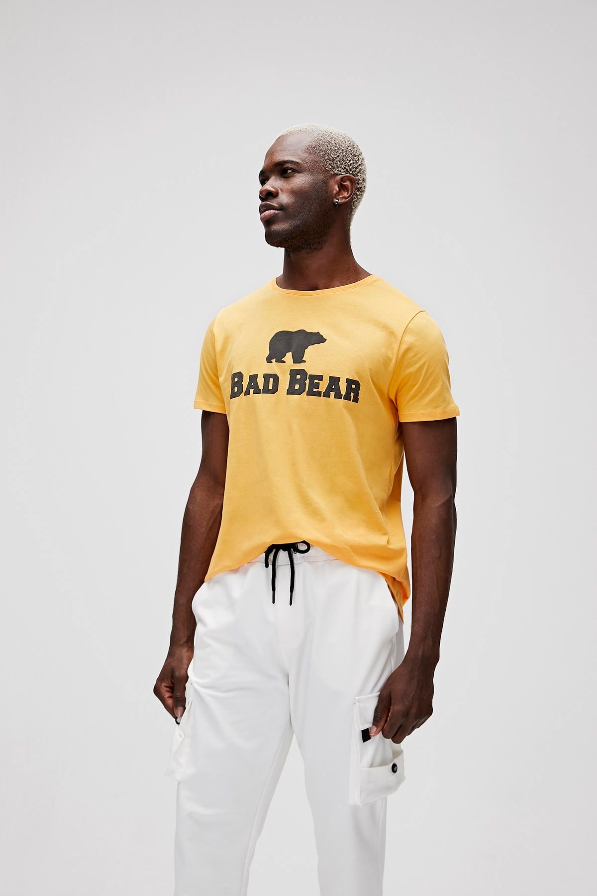 BAD BEAR TEE KING SIZE MUSTARD
