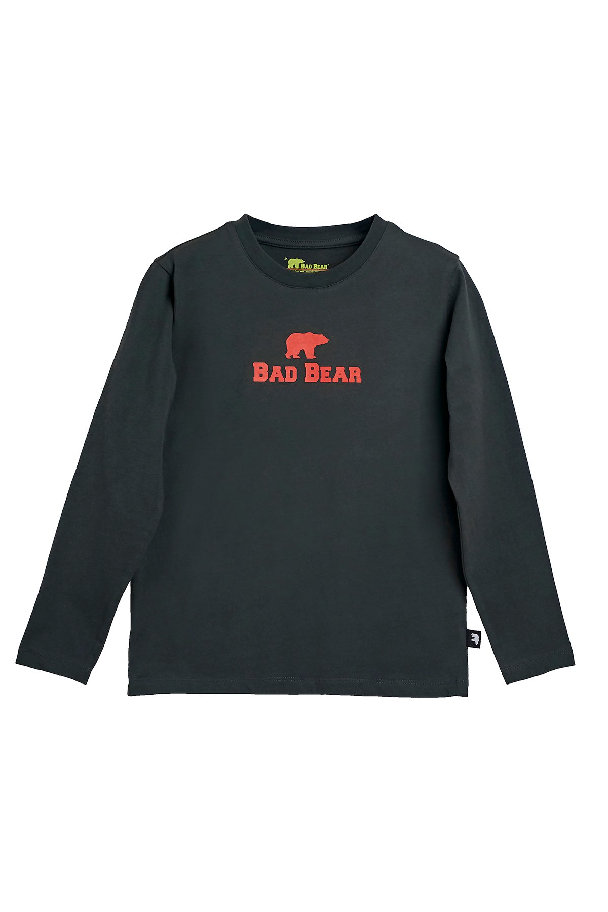 BAD BEAR TEE LONGSLEEVE JR LONG SLEEVE PRINTED T-SHIRT RAVEN  KIDS T-SHIRT BAD BEAR TEE LONGSLEEVE JRBAD BEAR TEE LONGSLEEVE JR