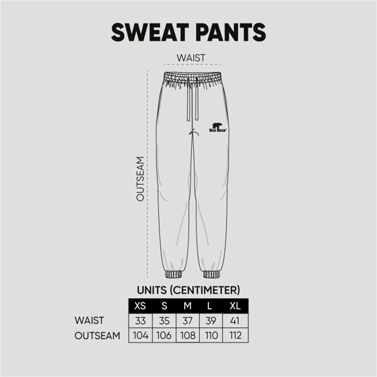 Bad Bear Trainer Kadın Siyah Sweat Pantolon
