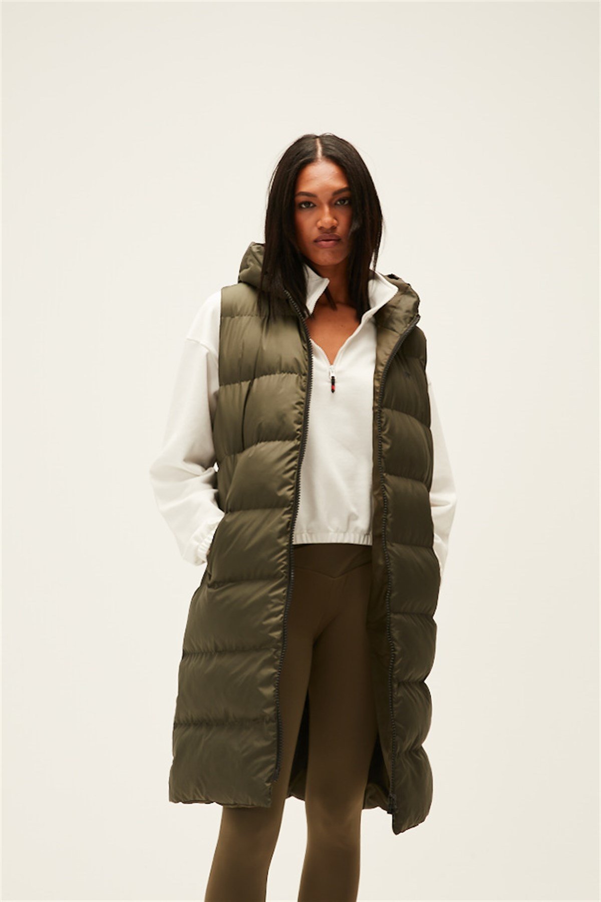 Bad Bear Wayfarer Kadın Haki Yelek