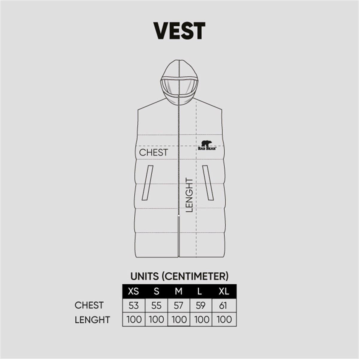 Bad Bear Wayfarer Kadın Siyah Yelek