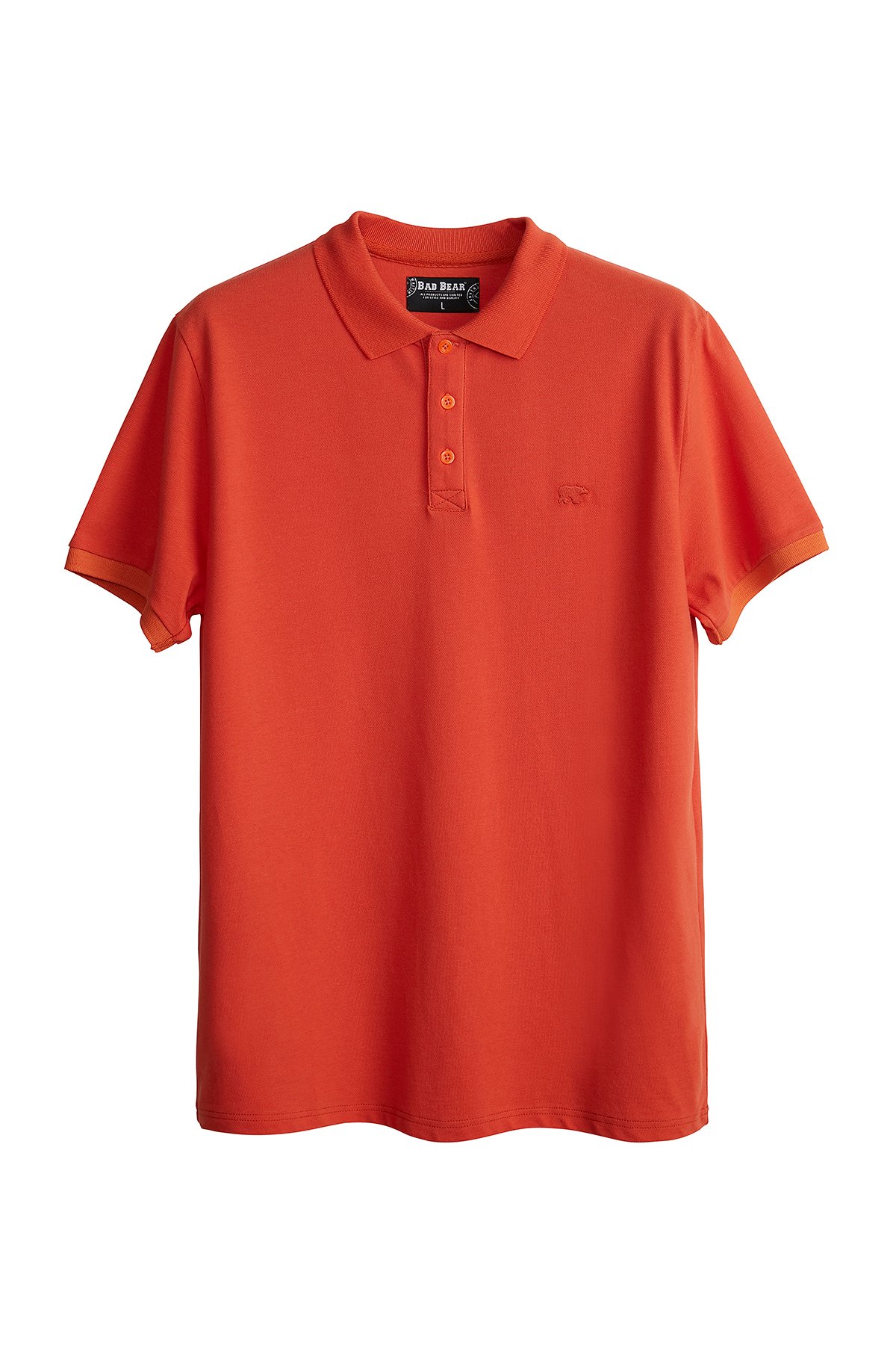 Bad Bear Erkek Turuncu Polo Yaka Tişört Stark Polo