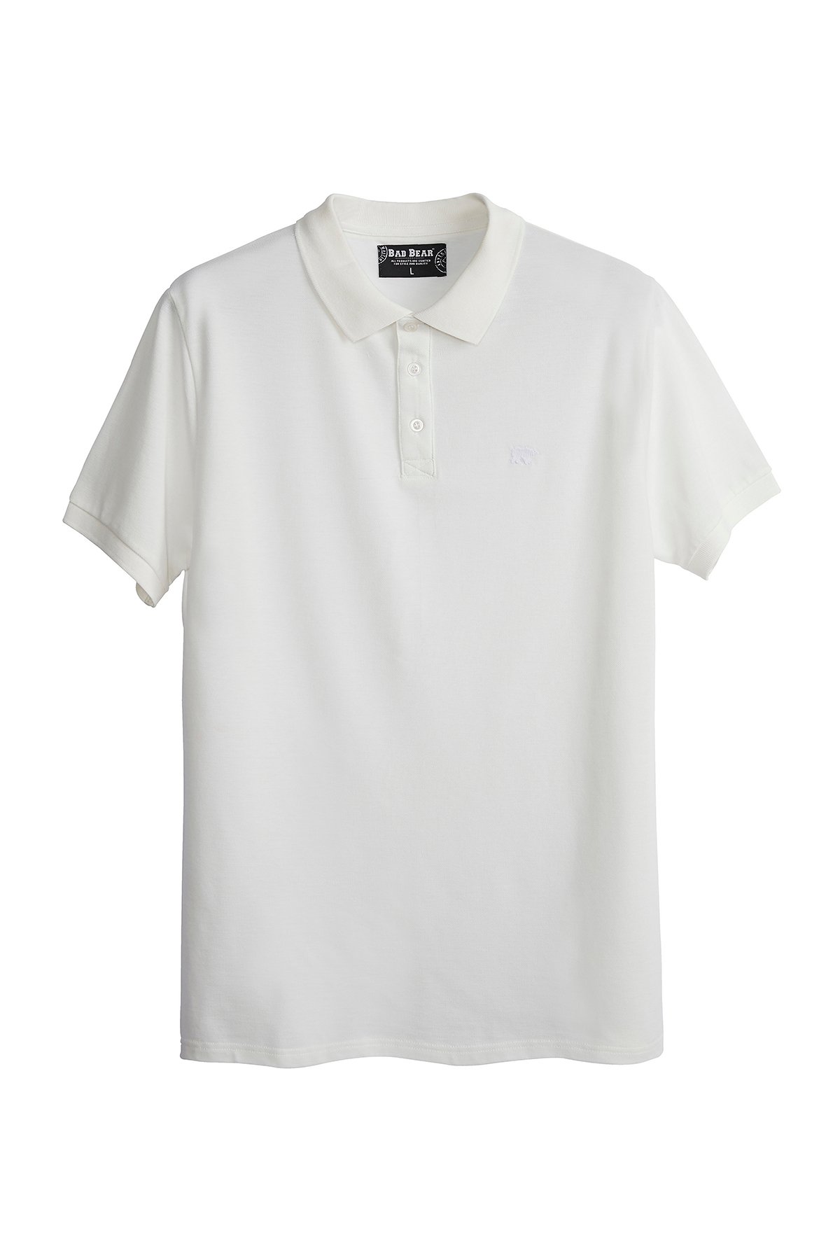 Bad Bear Erkek Kırık Beyaz Polo Yaka Tişört Stark Polo