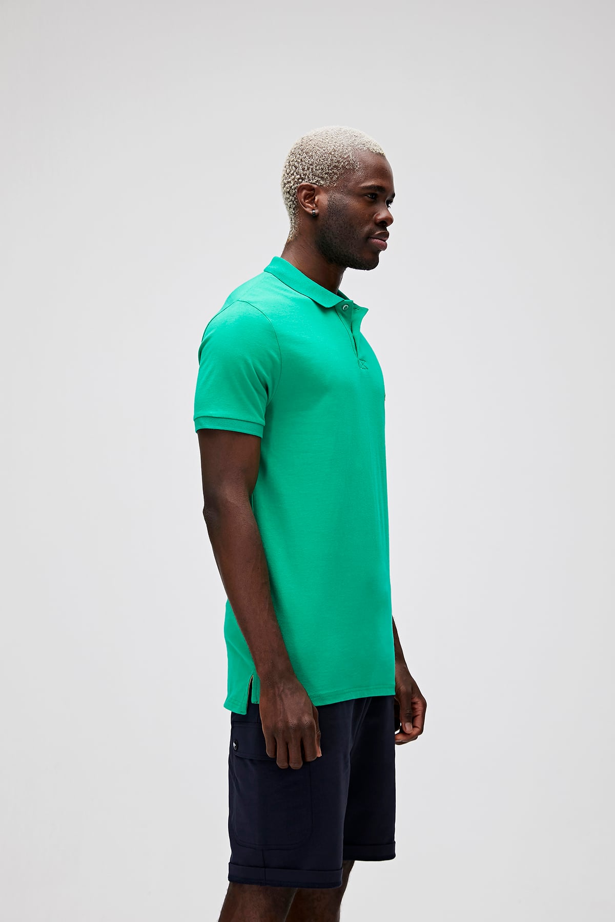 Bad Bear Pure Erkek Yeşil Polo Yaka Tişört