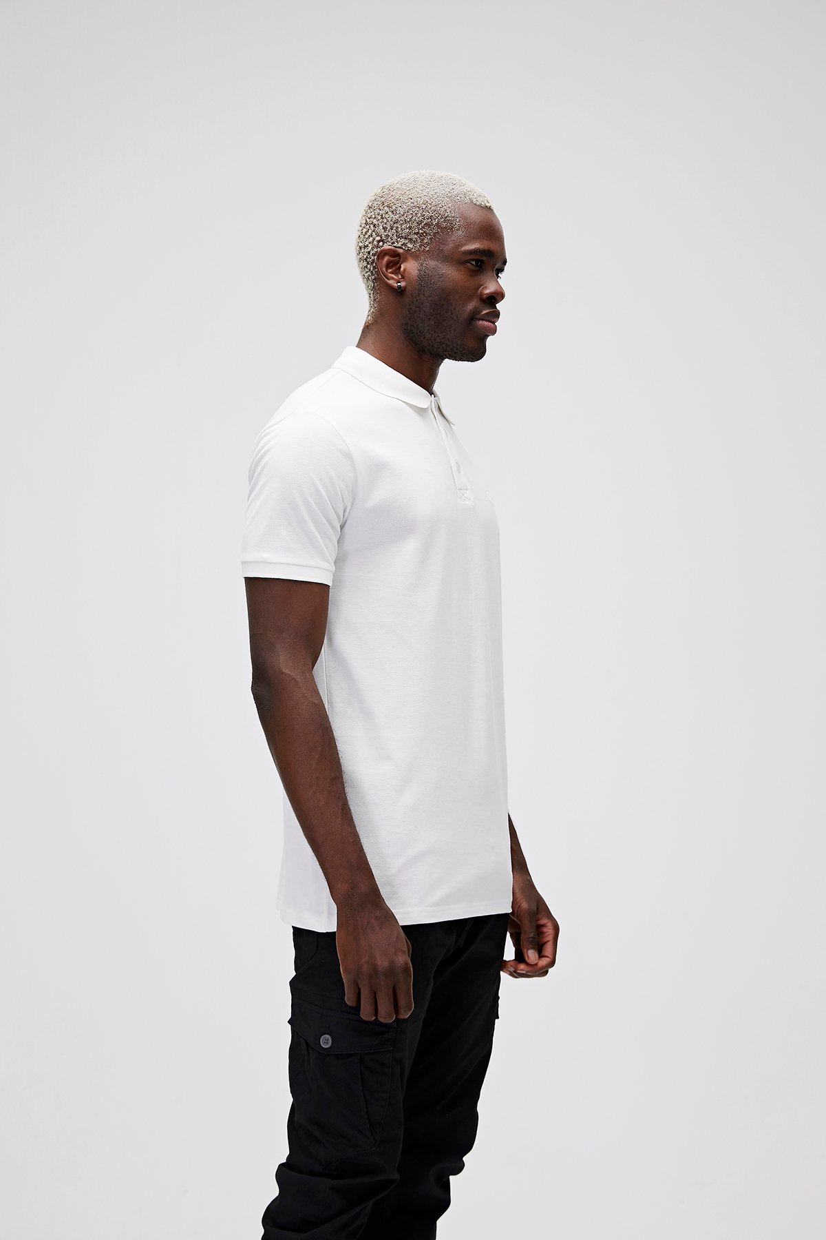 Bad Bear Erkek Kırık Beyaz Polo Yaka Tişört Stark Polo