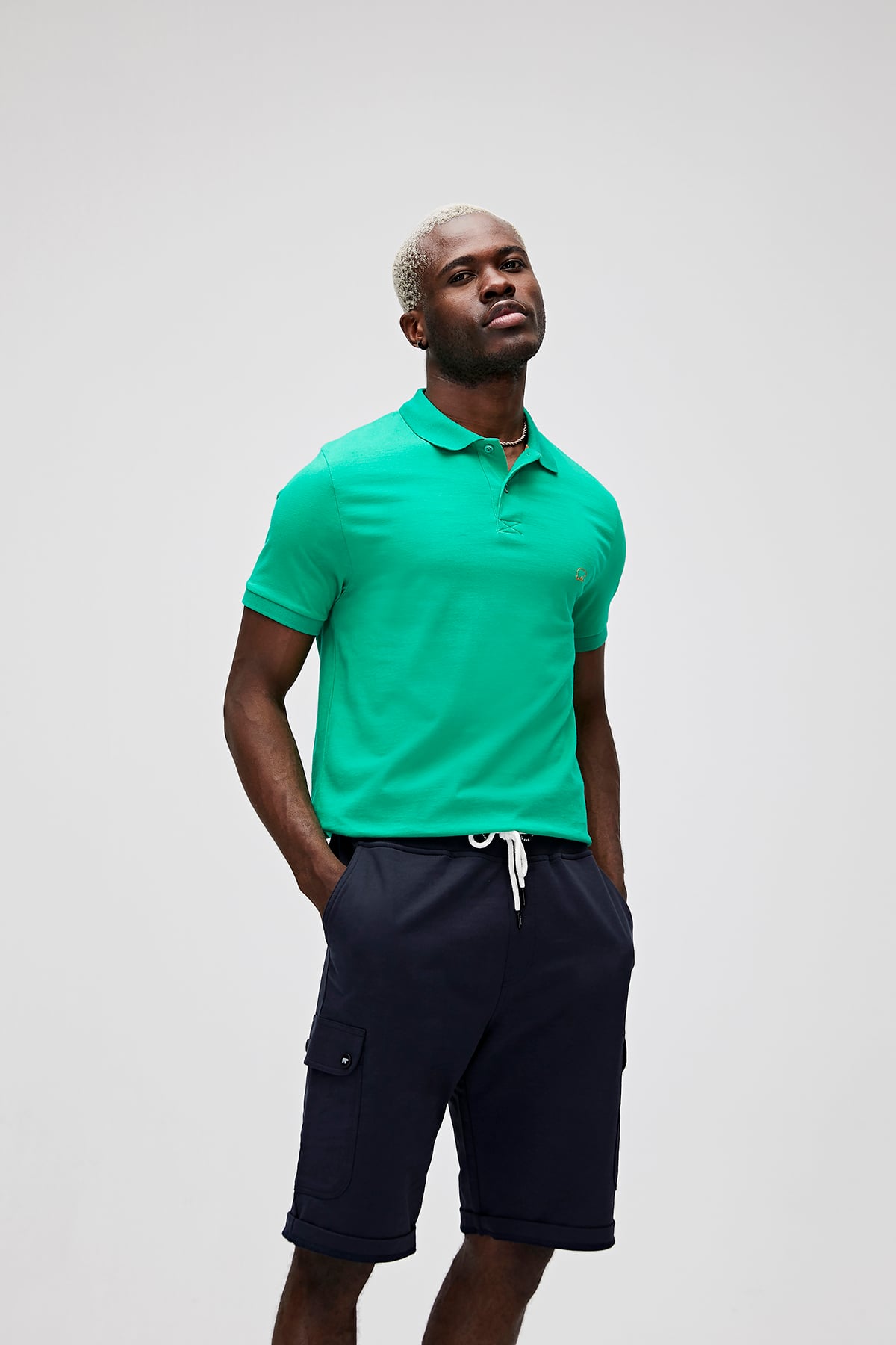 Bad Bear Pure Erkek Yeşil Polo Yaka Tişört