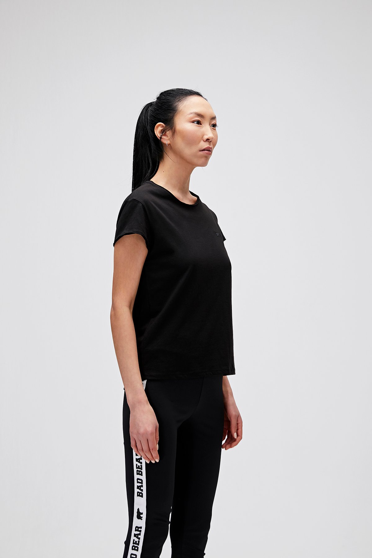 Bad Bear Kadın Siyah Tişört Olıvıa O-Neck Tee