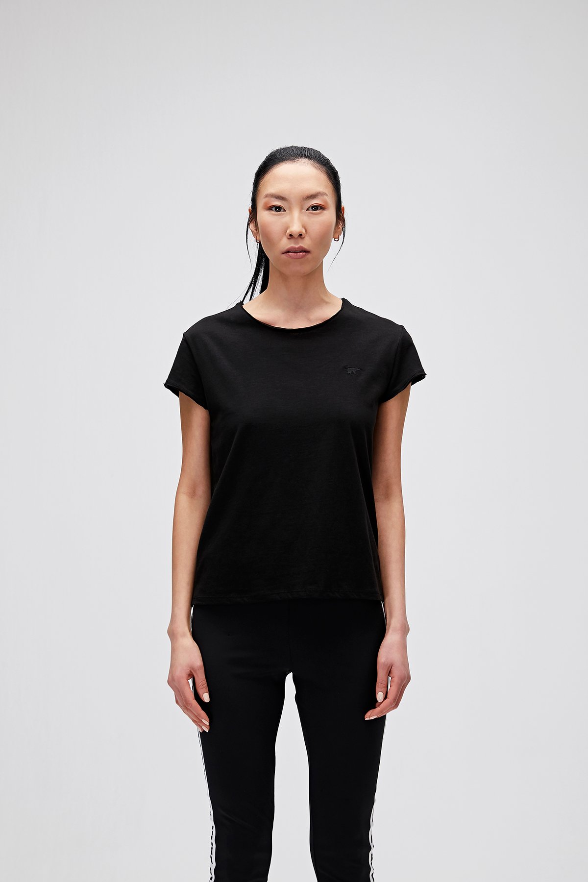 Bad Bear Kadın Siyah Tişört Olıvıa O-Neck Tee