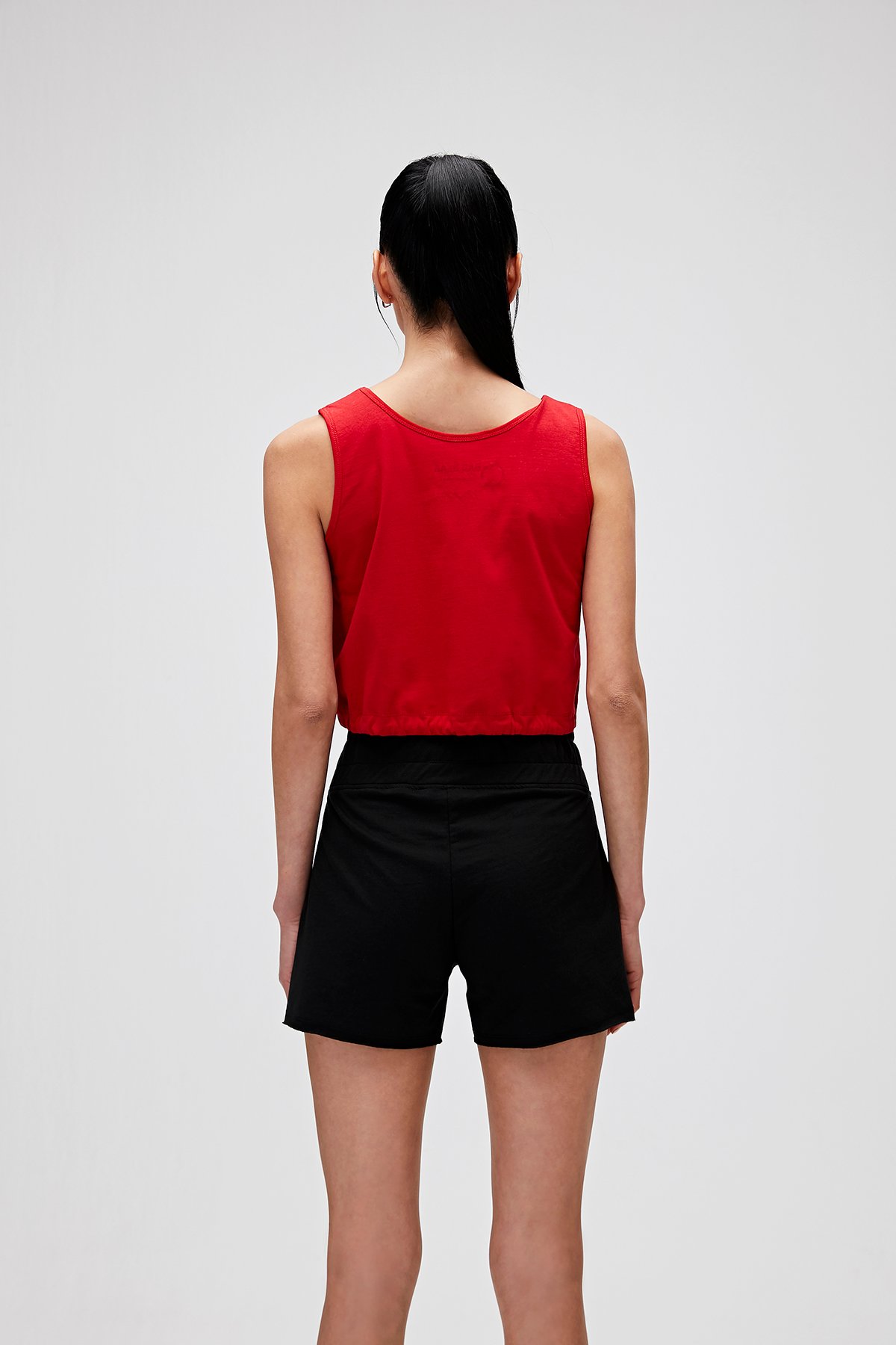 Kadın Parlak Kırmızı Atlet Postıve Tank -Top