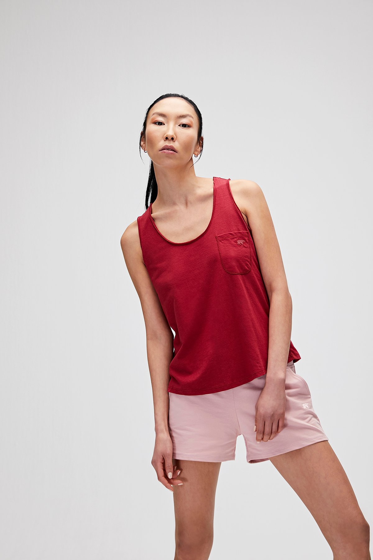 Kadın Bordo Atlet Barbara Tank-Top