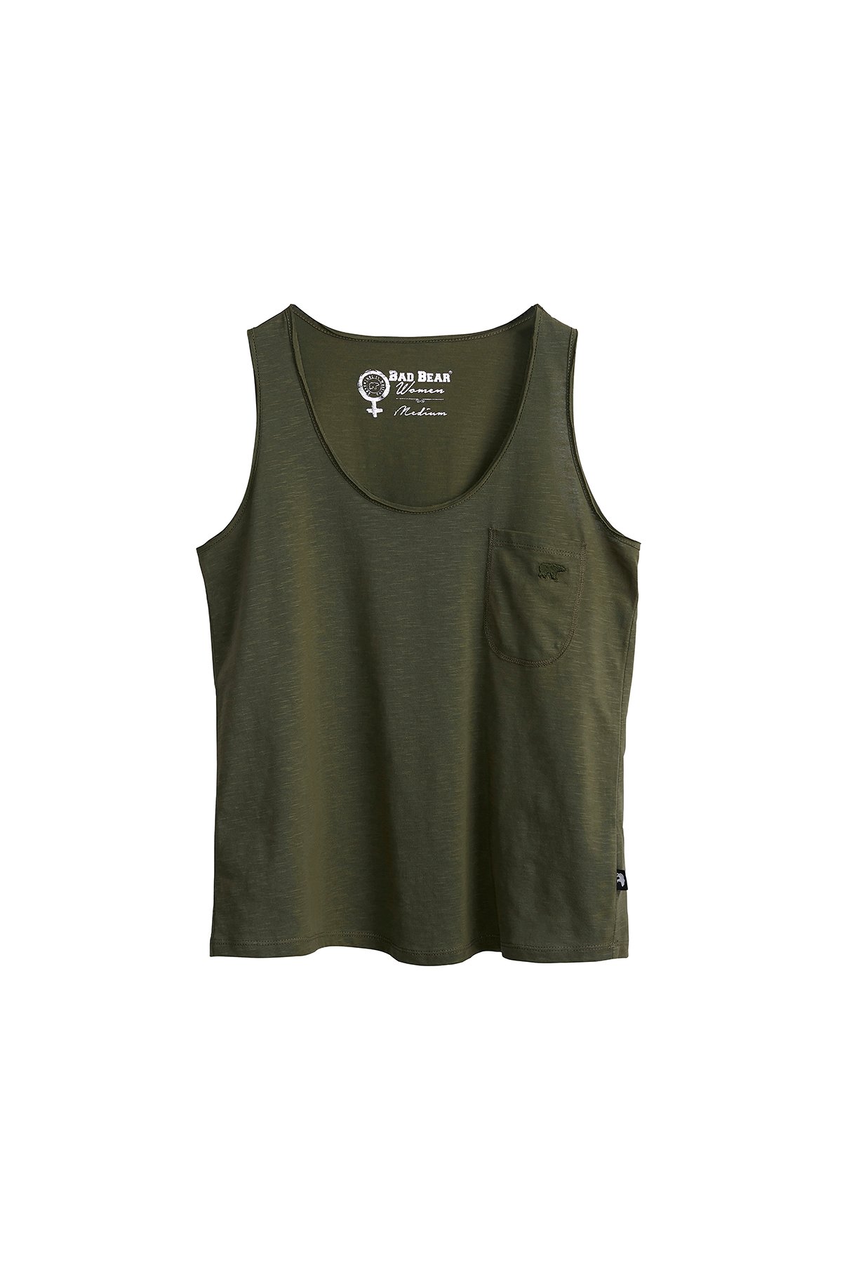 Kadın Haki Atlet Barbara Tank-Top