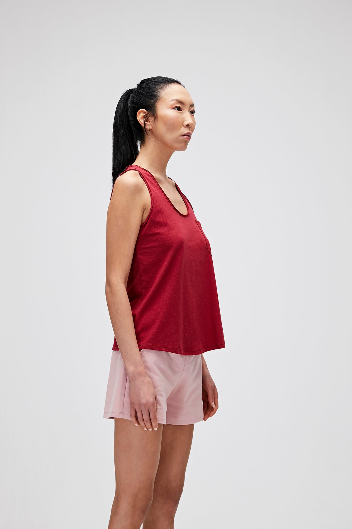 Kadın Bordo Atlet Barbara Tank-Top