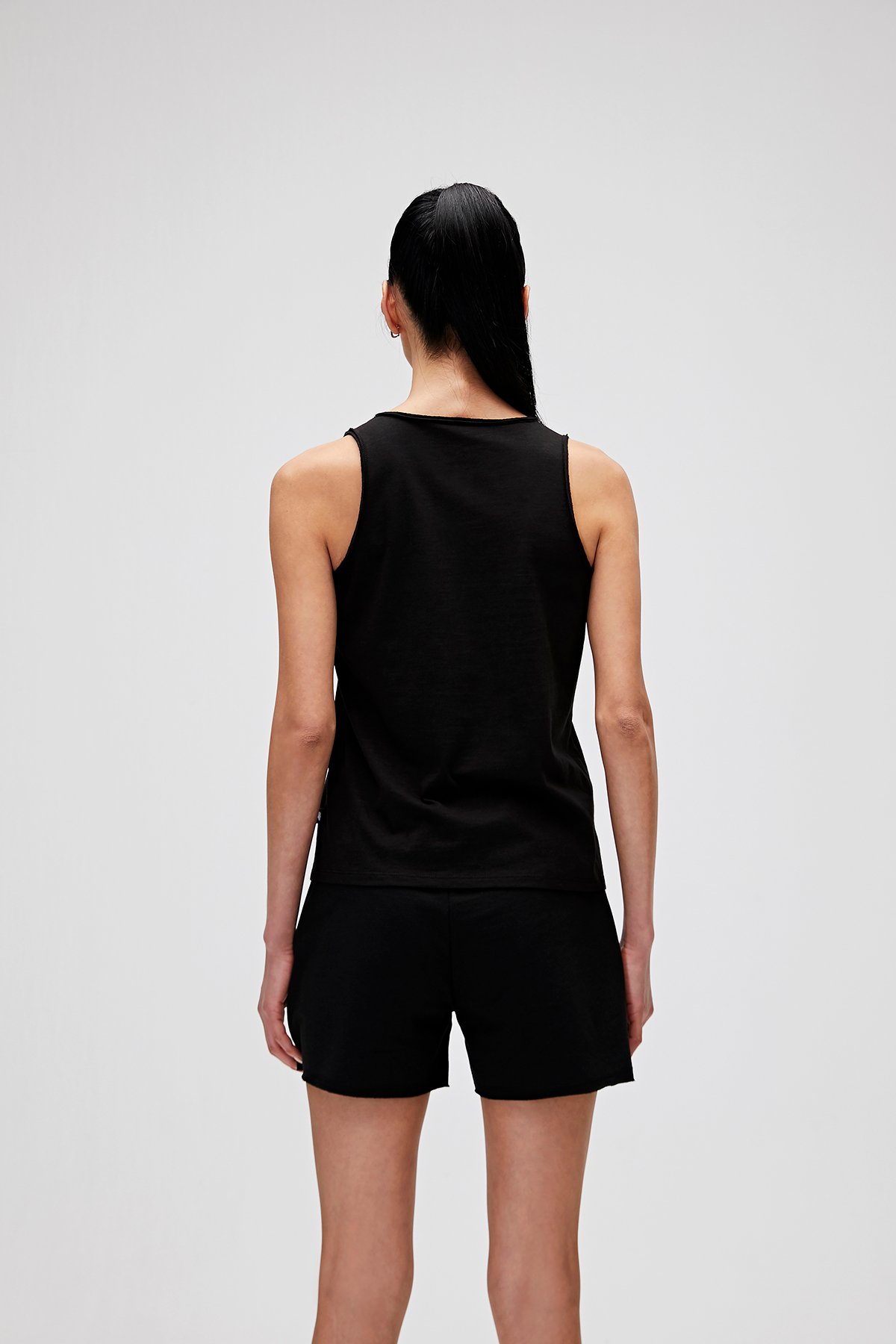 Kadın Siyah Atlet Barbara Tank-Top