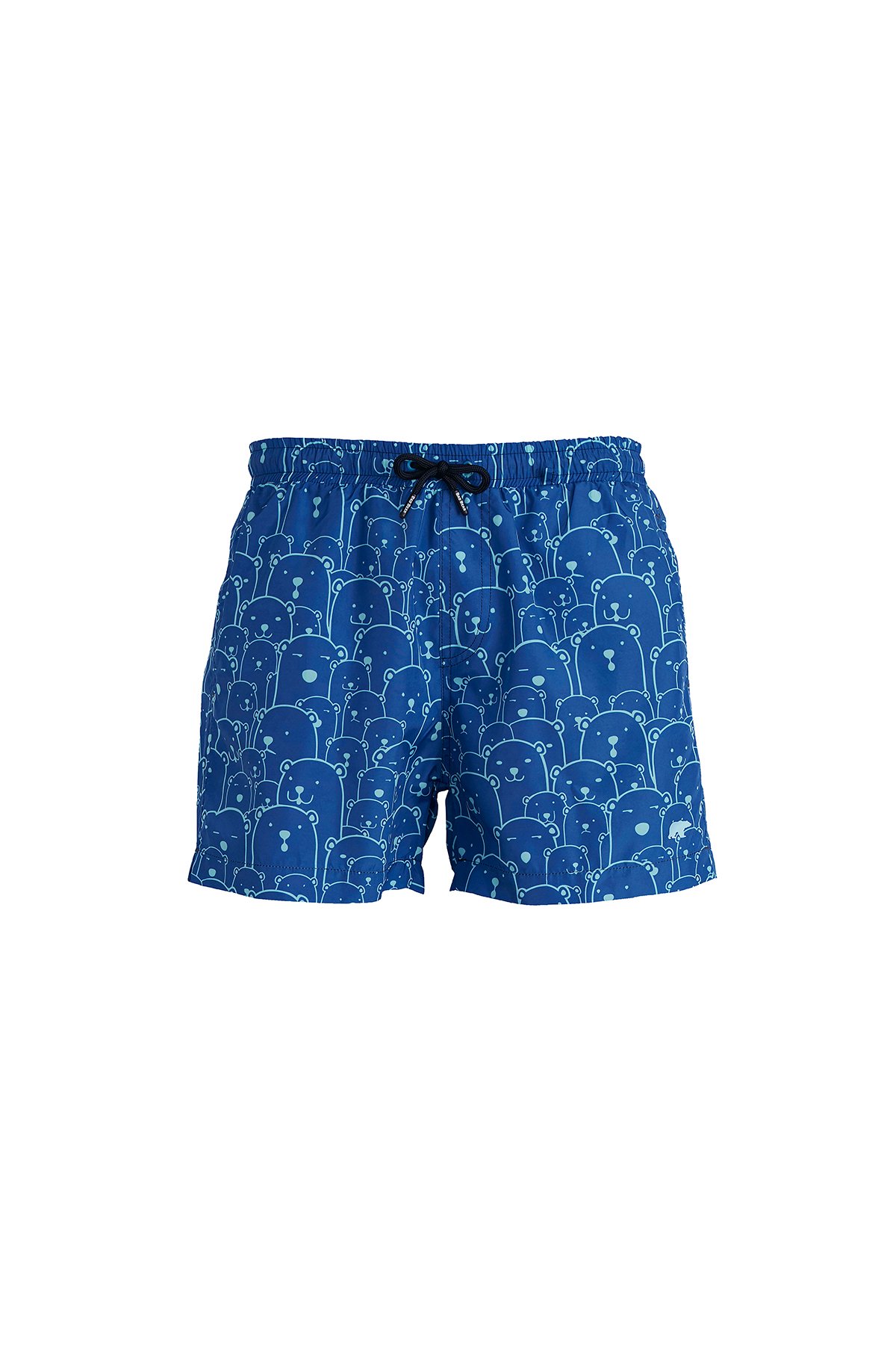 Erkek Mavi Şort Whacabear Swımshort