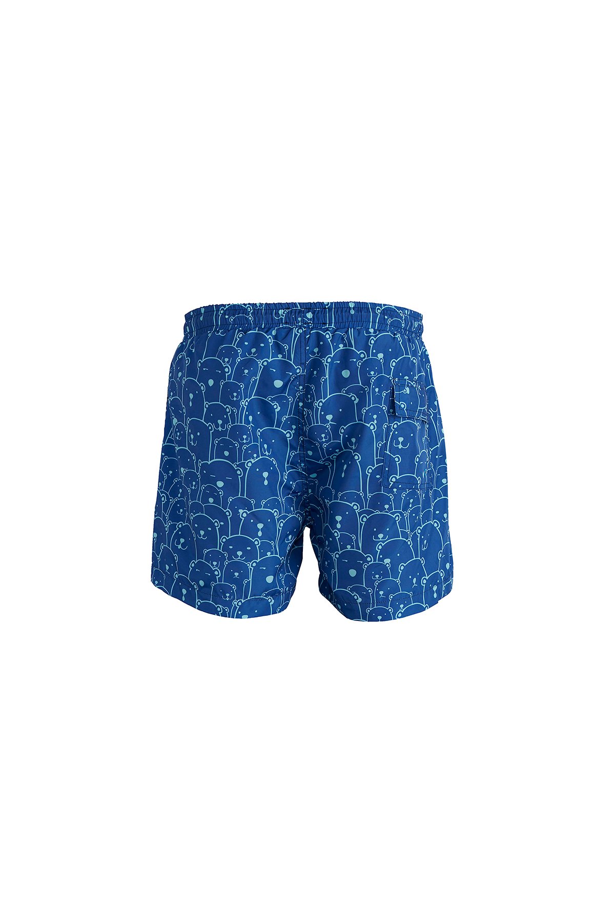 Erkek Mavi Şort Whacabear Swımshort