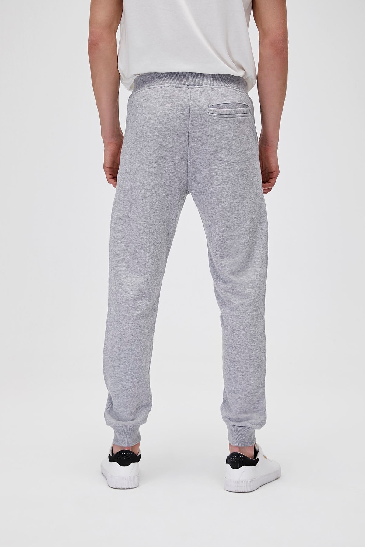 Erkek Core Solıd Iı Gri Melanj Spor Pantolon