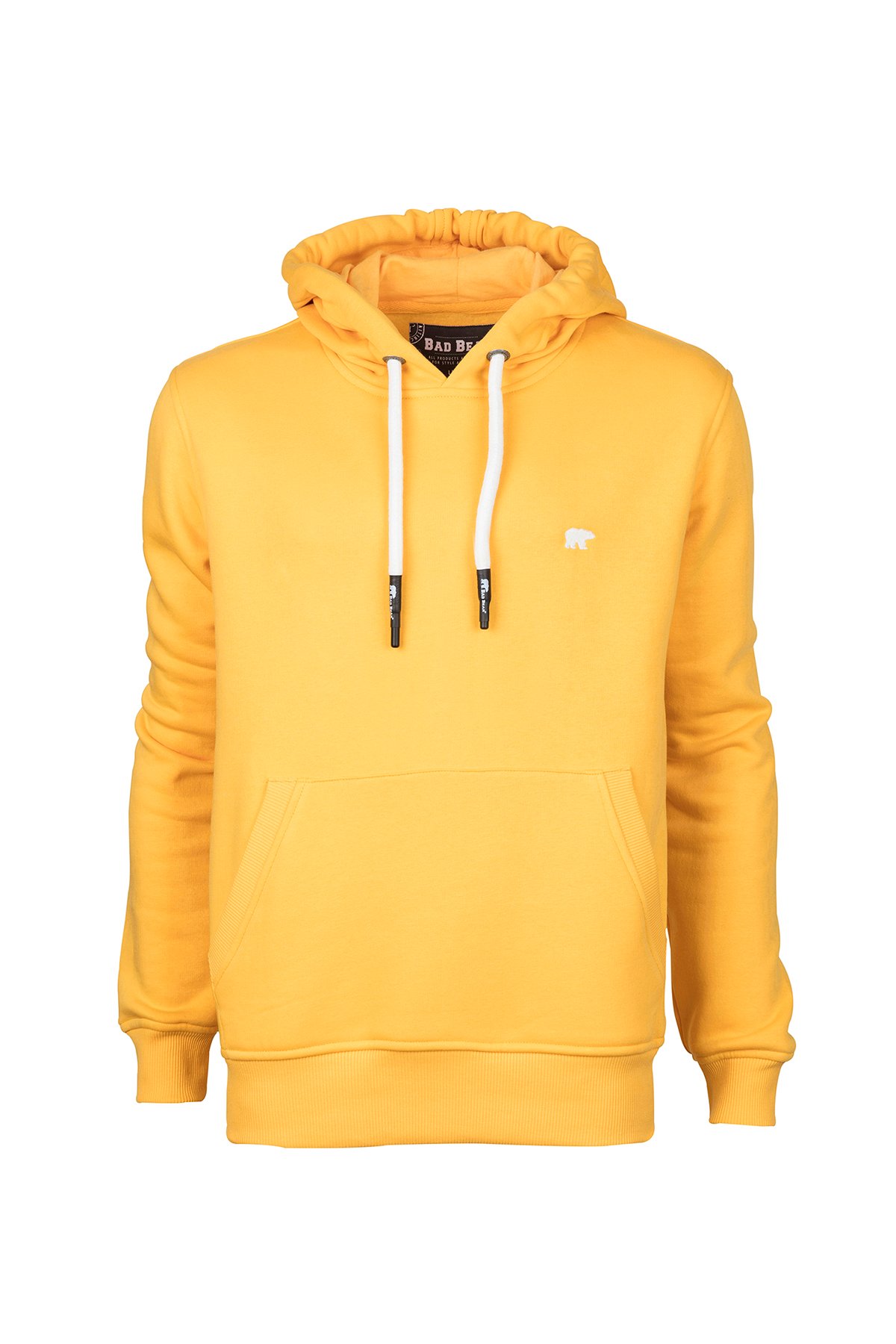 BAD BEAR Erkek SIMPLE Hardal Kapüşonlu Sweatshirt Hoodie