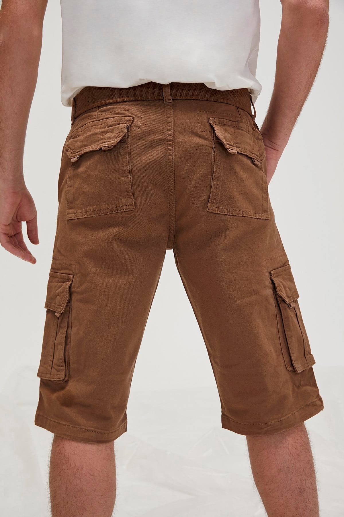 Erkek Forager Açık Kahve Kargo Şort