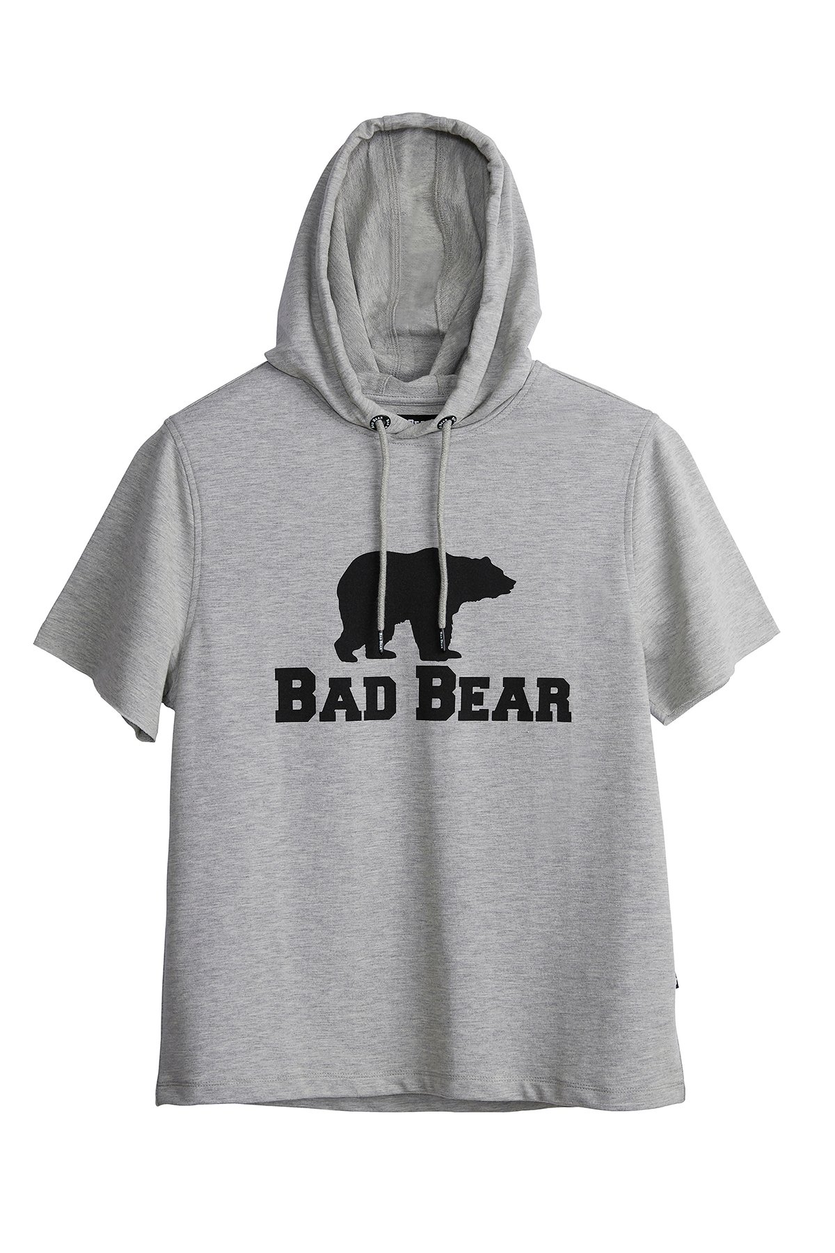 Erkek Gri Melanj Sweatshırt Practıce Sleeveless Hoodıe