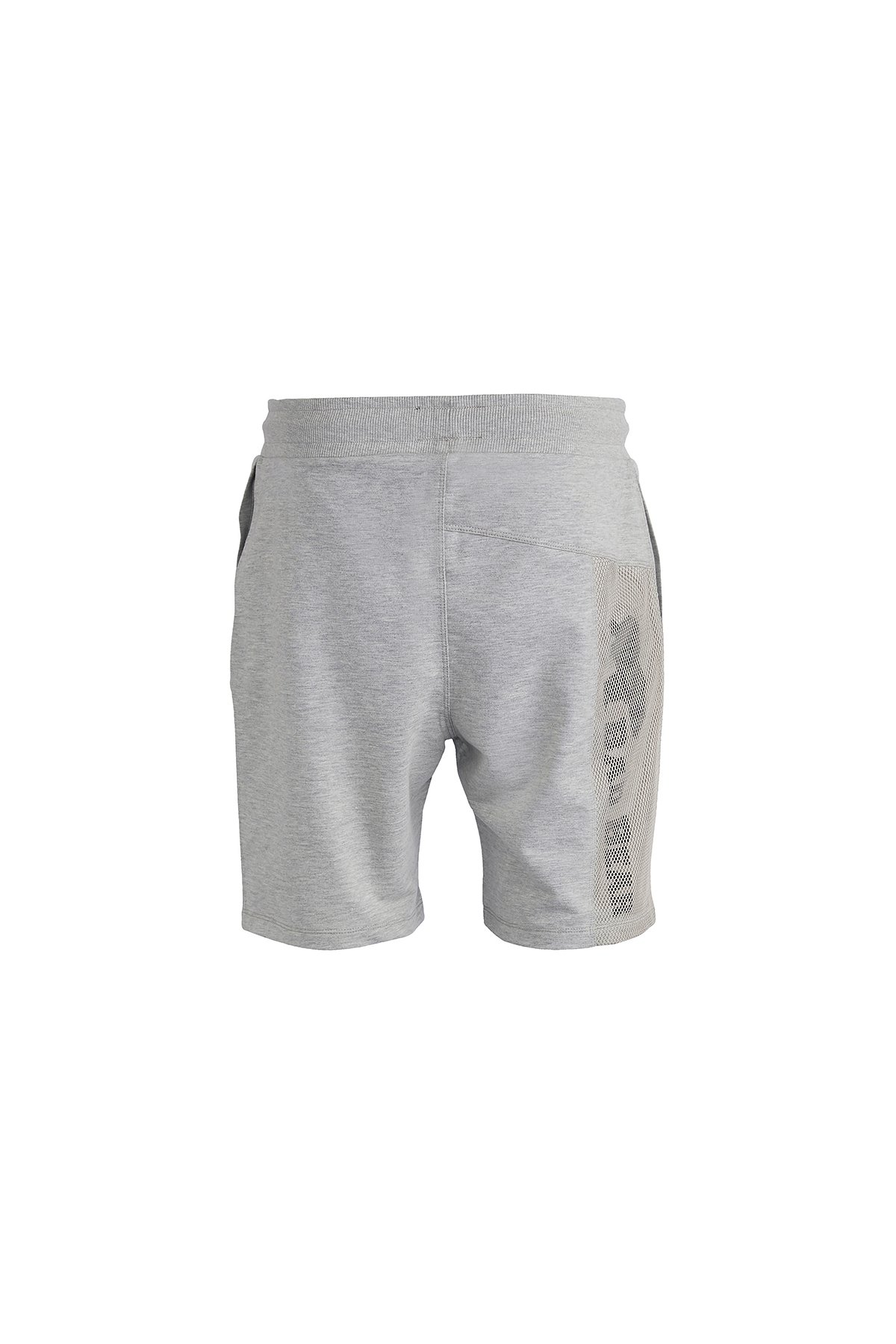 Erkek Gri Melanj Şort Dısplay Sweatshort