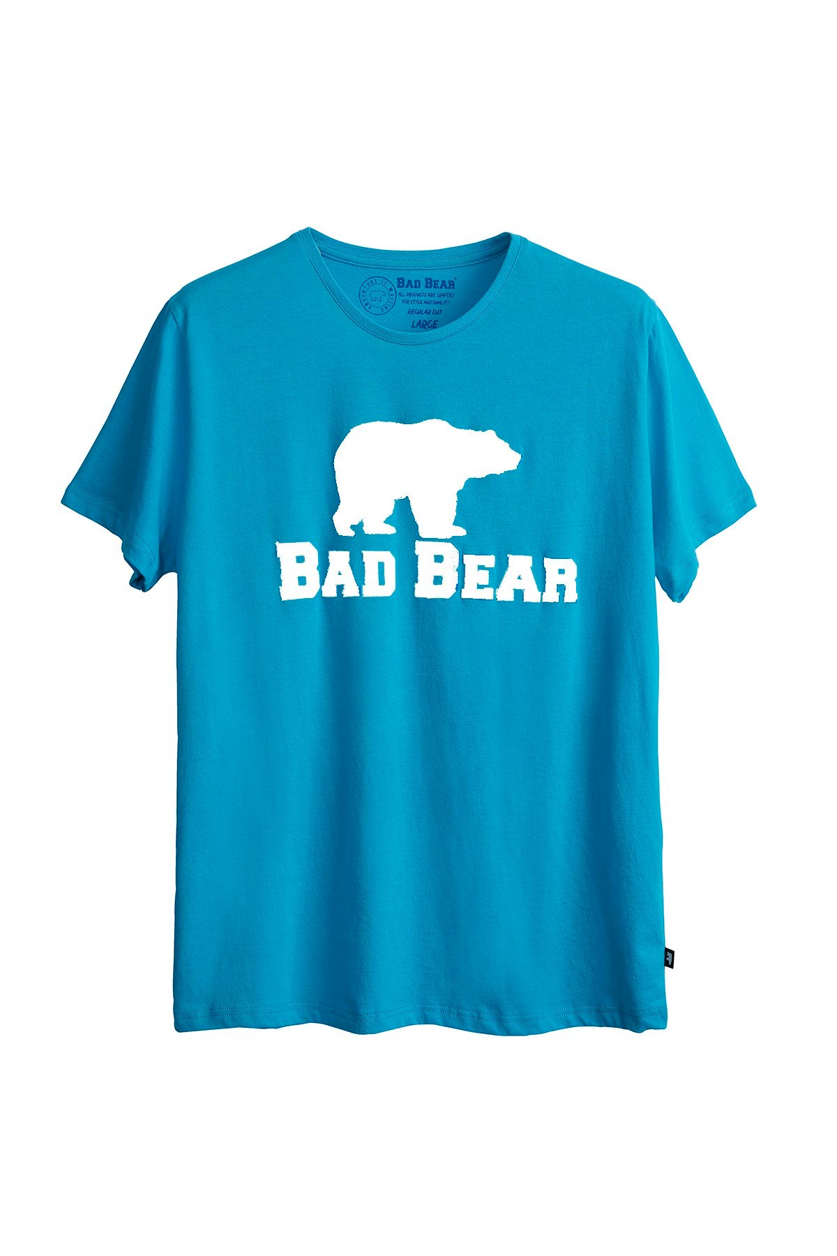 mavi logolu tişört