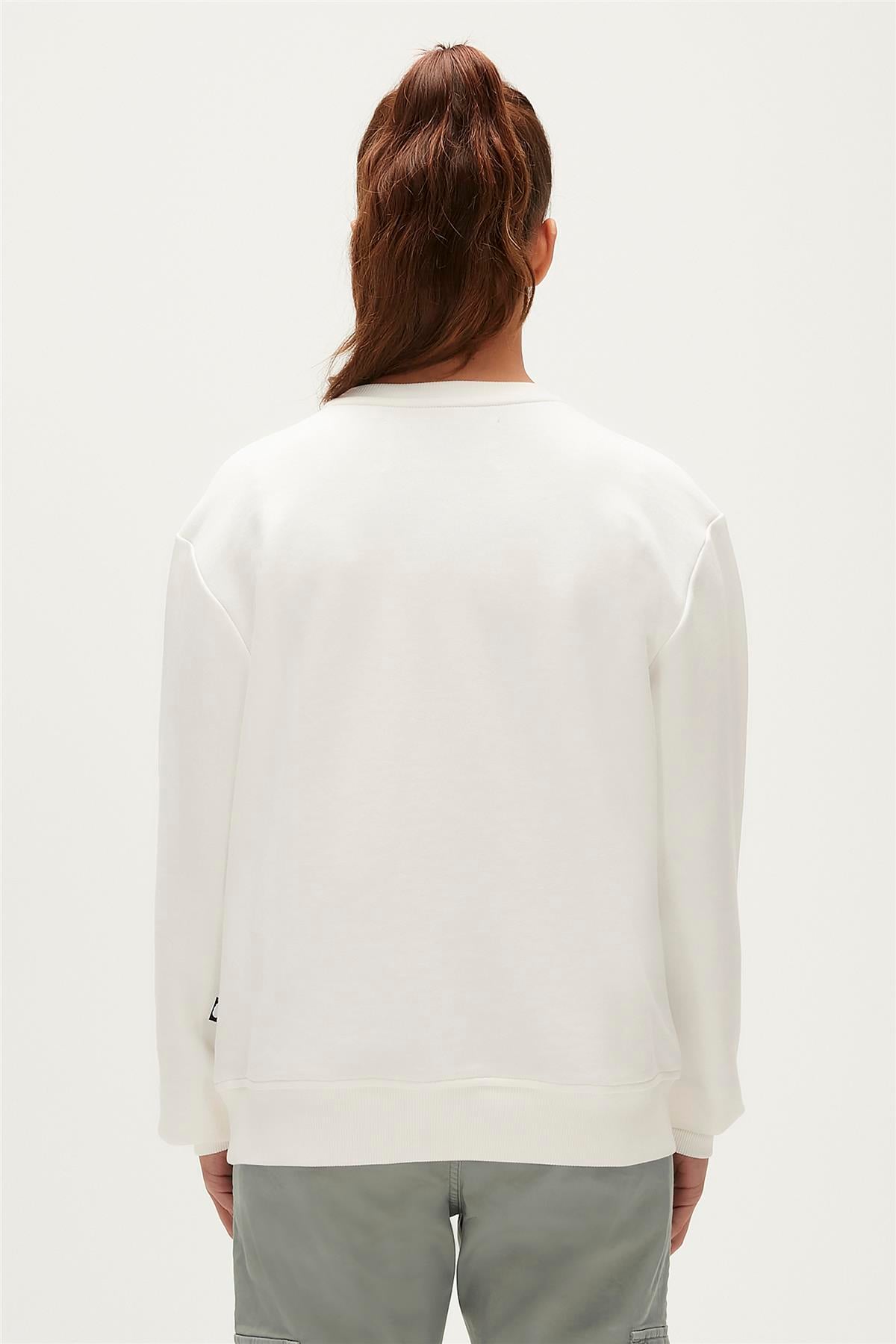 BASIC CREWNECK BEYAZ
