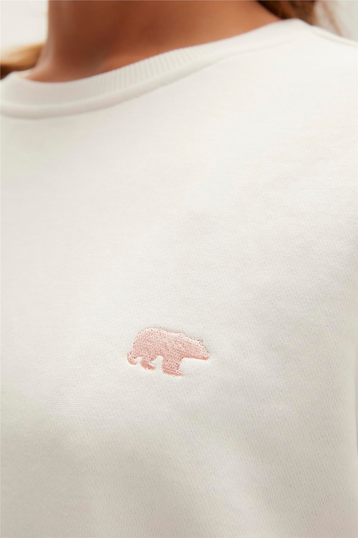 BASIC CREWNECK BEYAZ