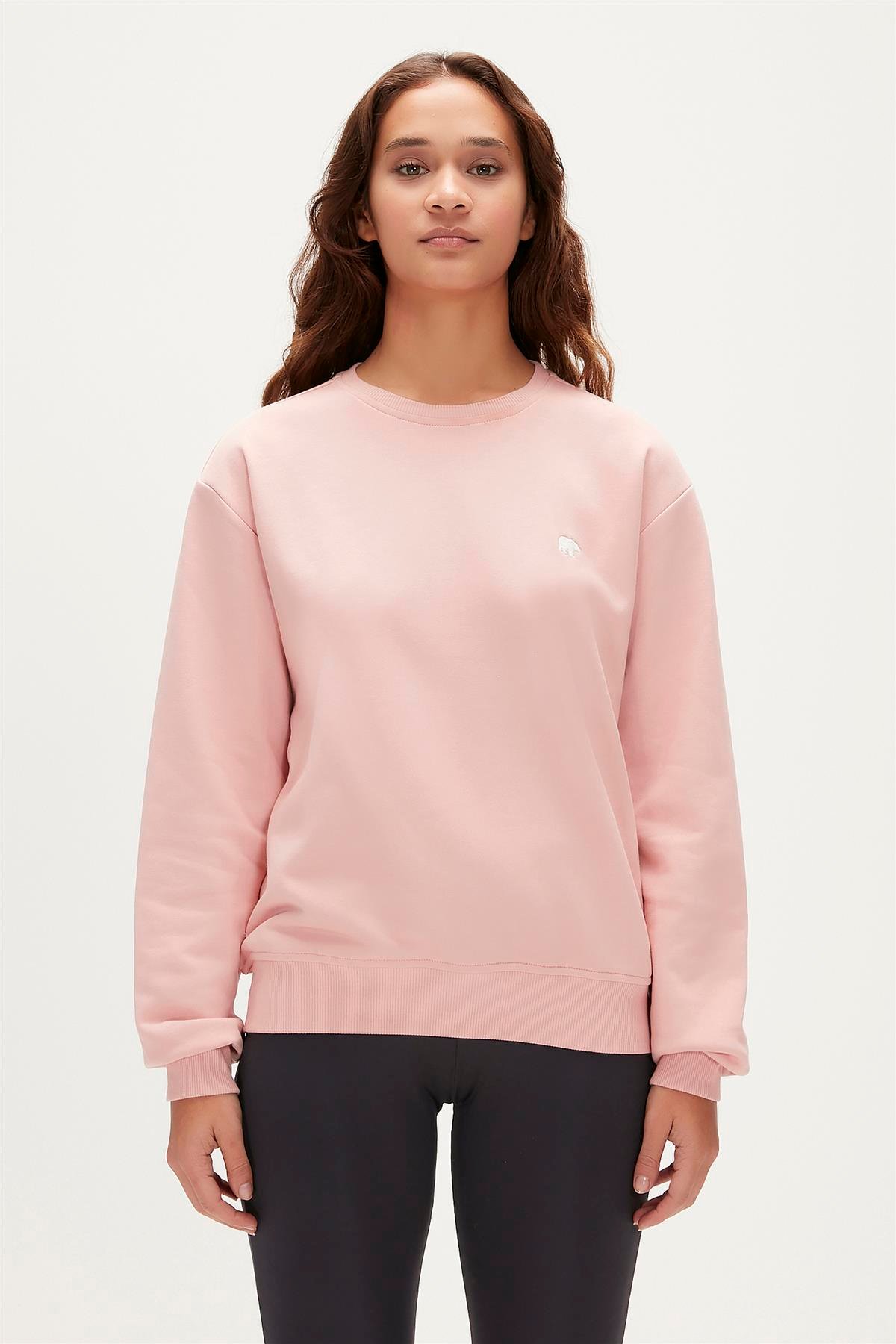 BASIC CREWNECK PUDRA PEMBE