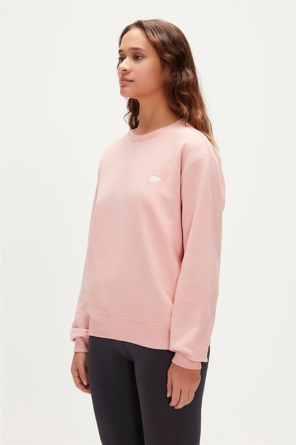 BASIC CREWNECK PUDRA PEMBE