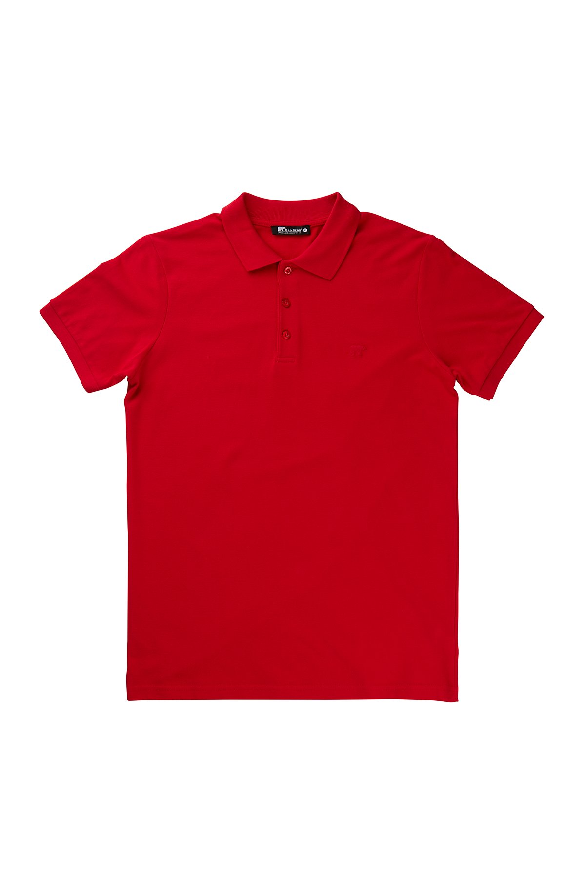 BASIC PIQUE POLO-CRIMSONRED