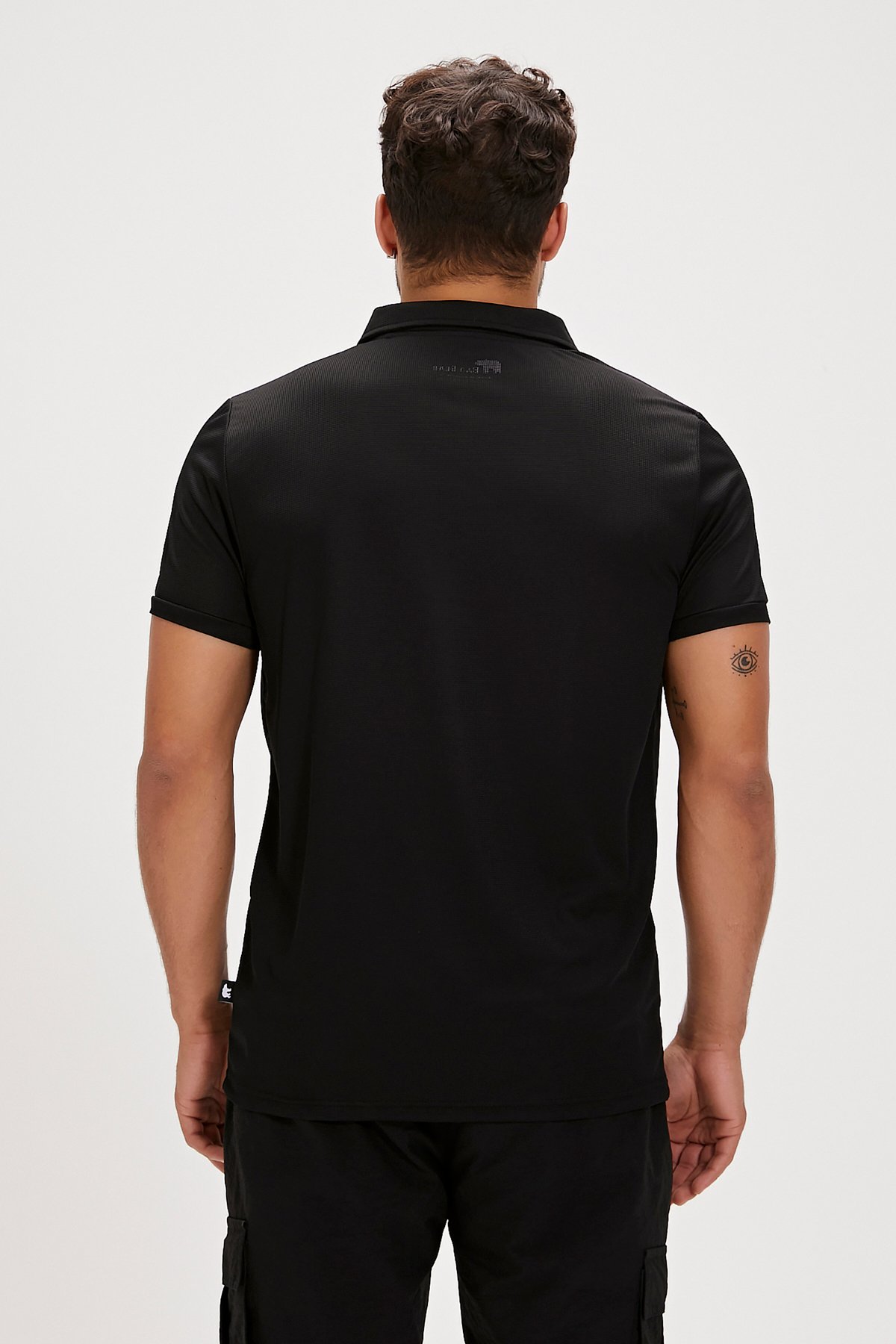 Berry Siyah Polo Yaka Erkek Tişört
