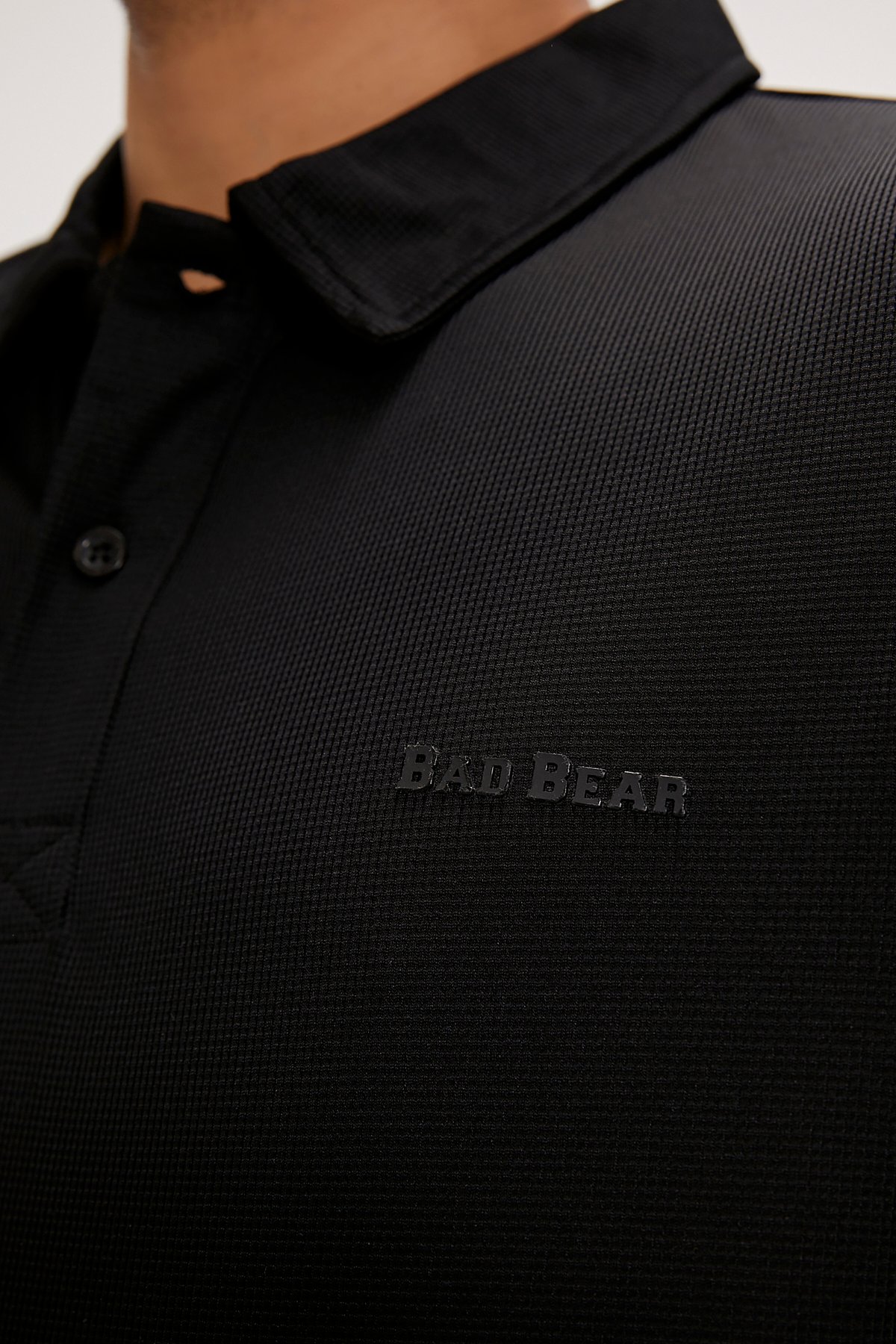 Berry Siyah Polo Yaka Erkek Tişört