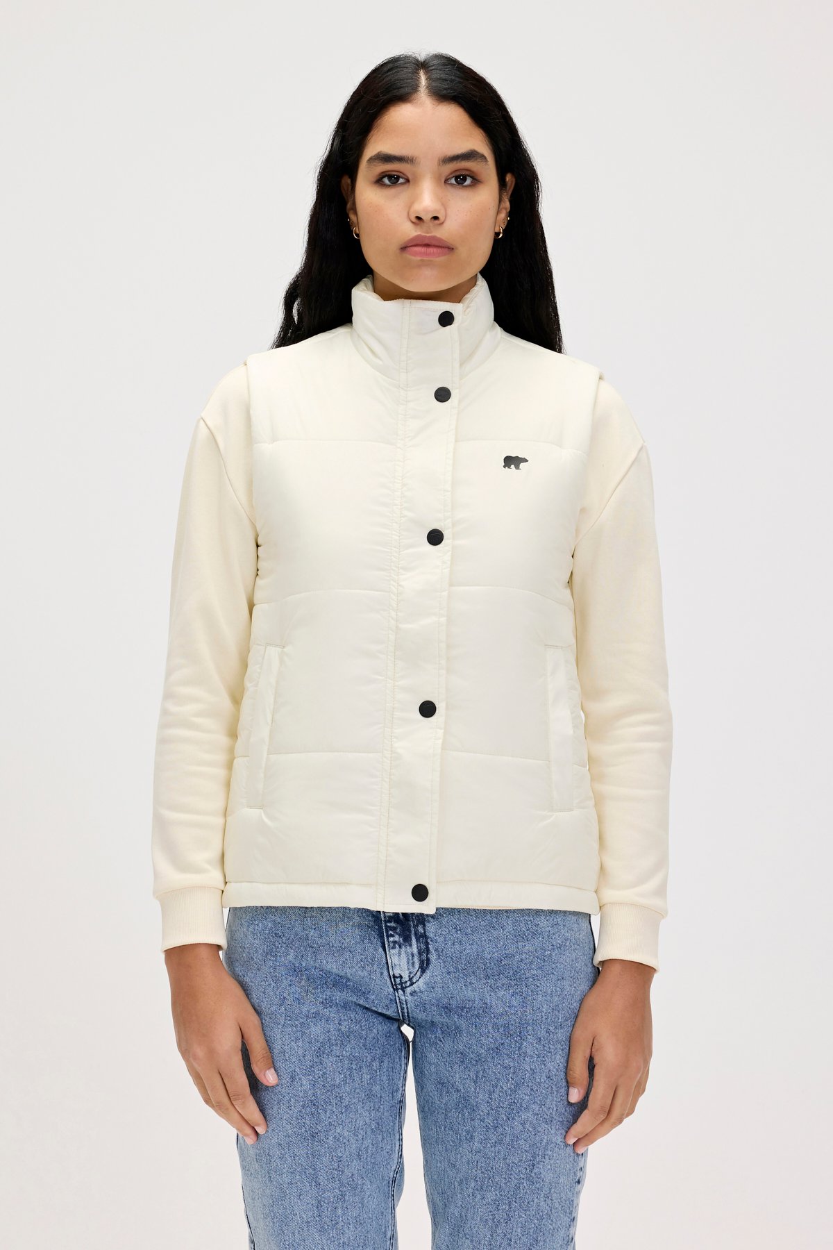 BIANCA VEST VEST MARSHMALLOW  KADIN OUTERWEAR BIANCA VESTBIANCA VEST