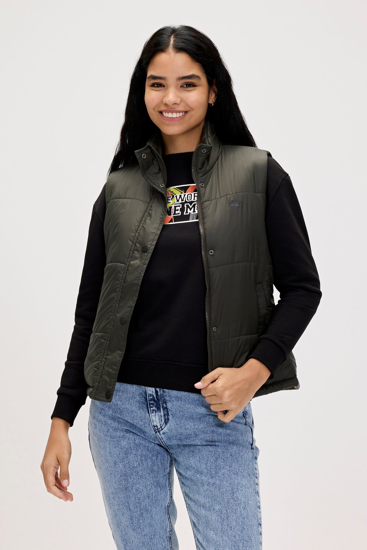 BIANCA VEST VEST THYME  KADIN OUTERWEAR BIANCA VESTBIANCA VEST