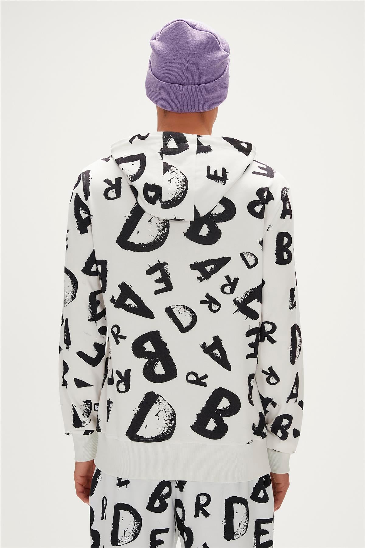 BLING HOODIE BEYAZ