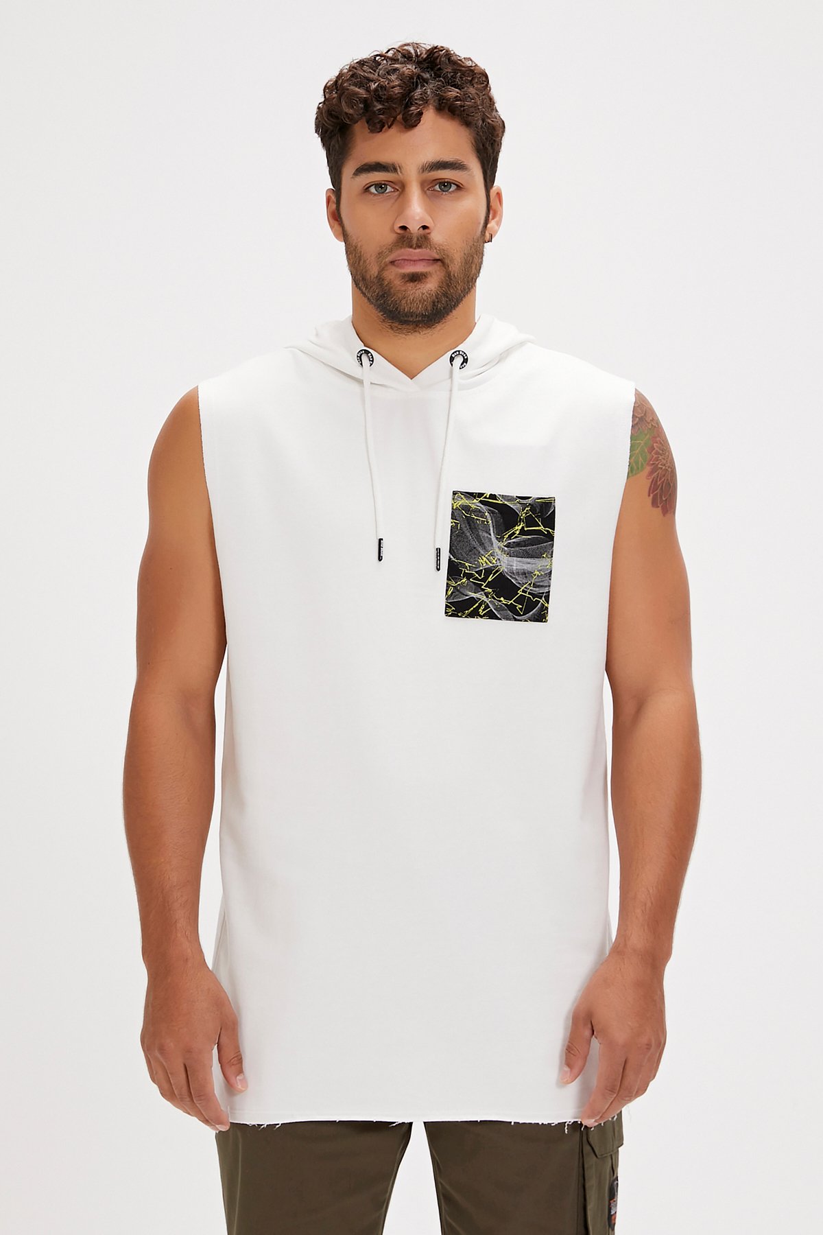 Bolt Off-White Men's Hoodie Sweatshirt