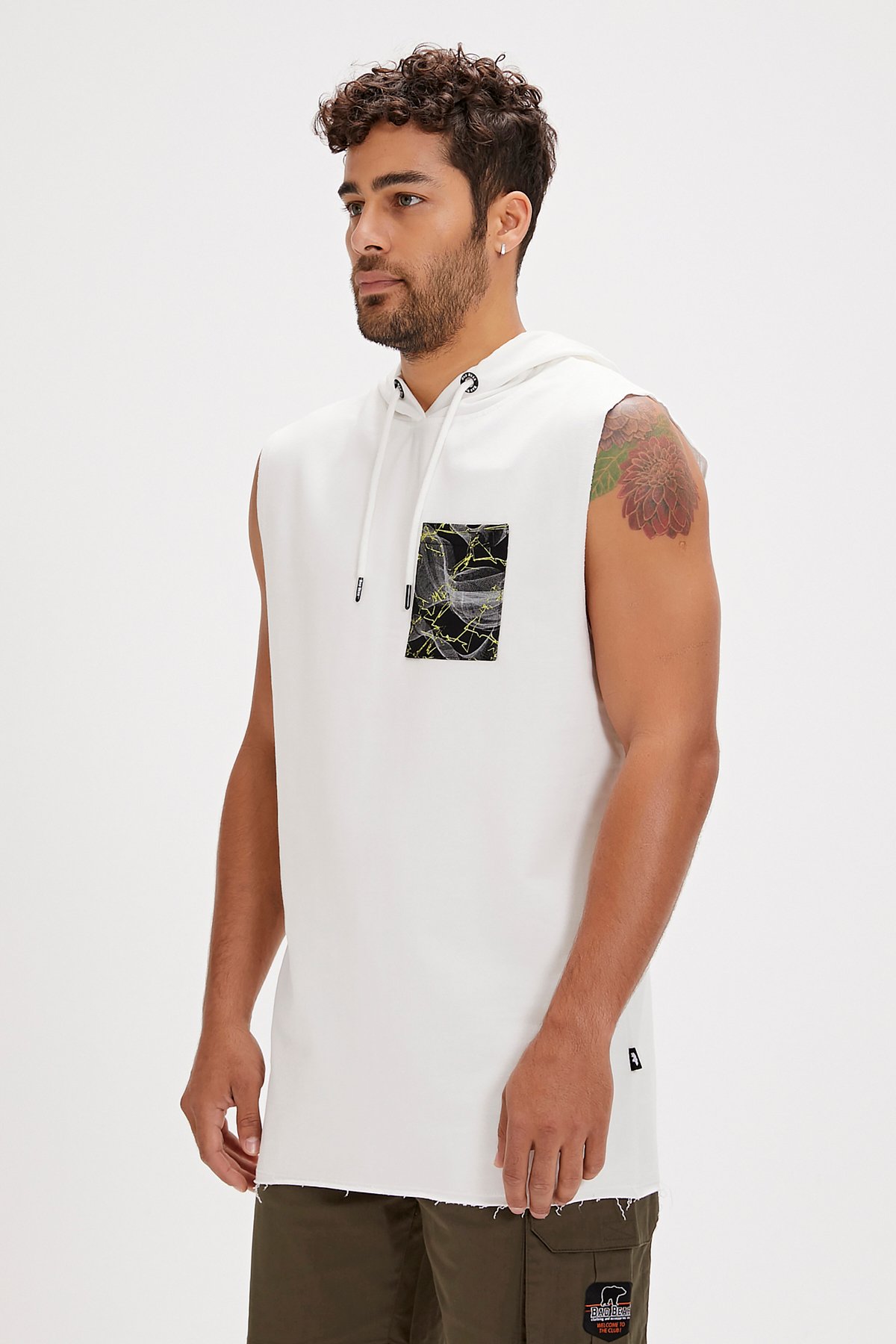 Bolt Off-White Men's Hoodie Sweatshirt