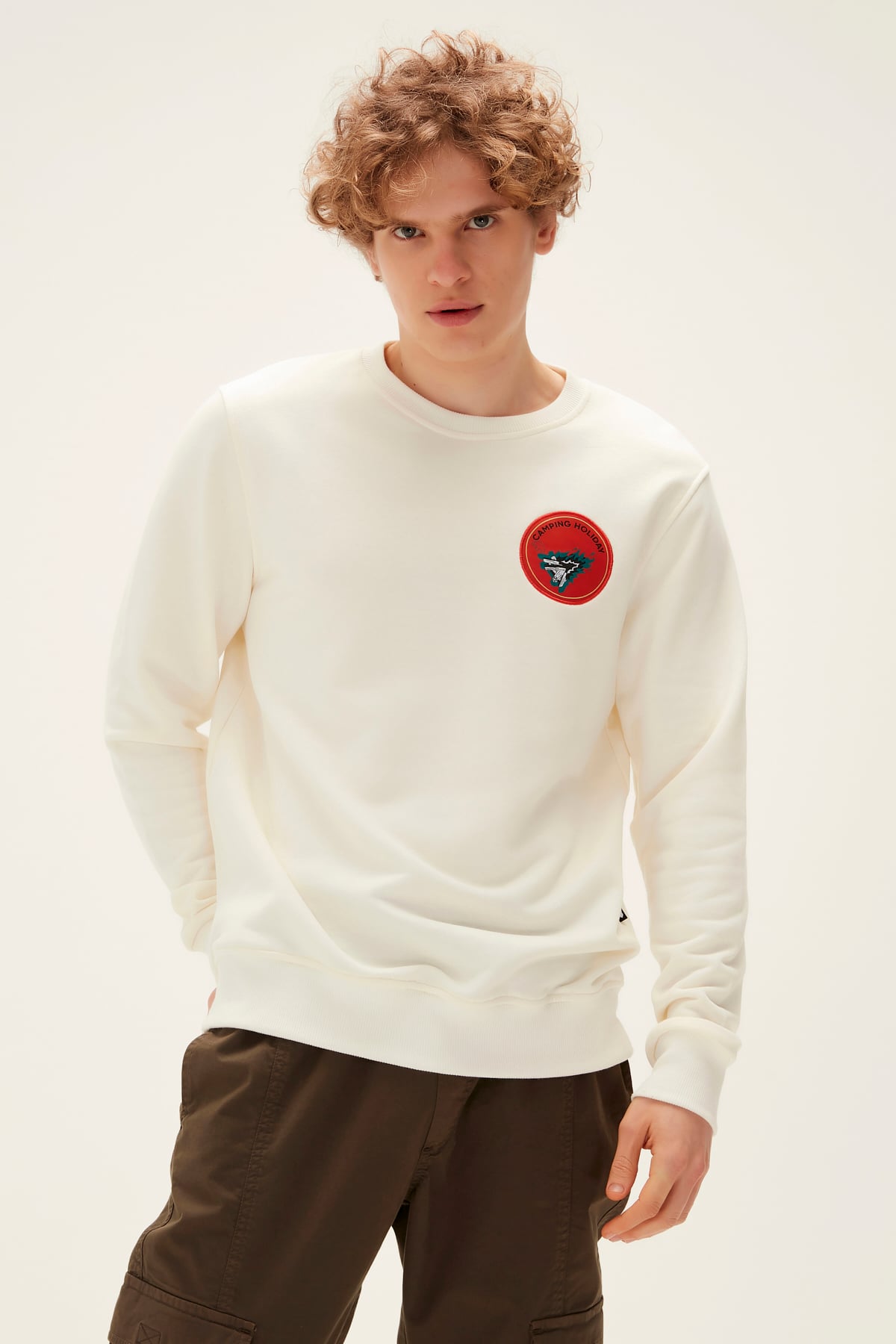 BONFIRE CREWNECK MARSHMALLLOW