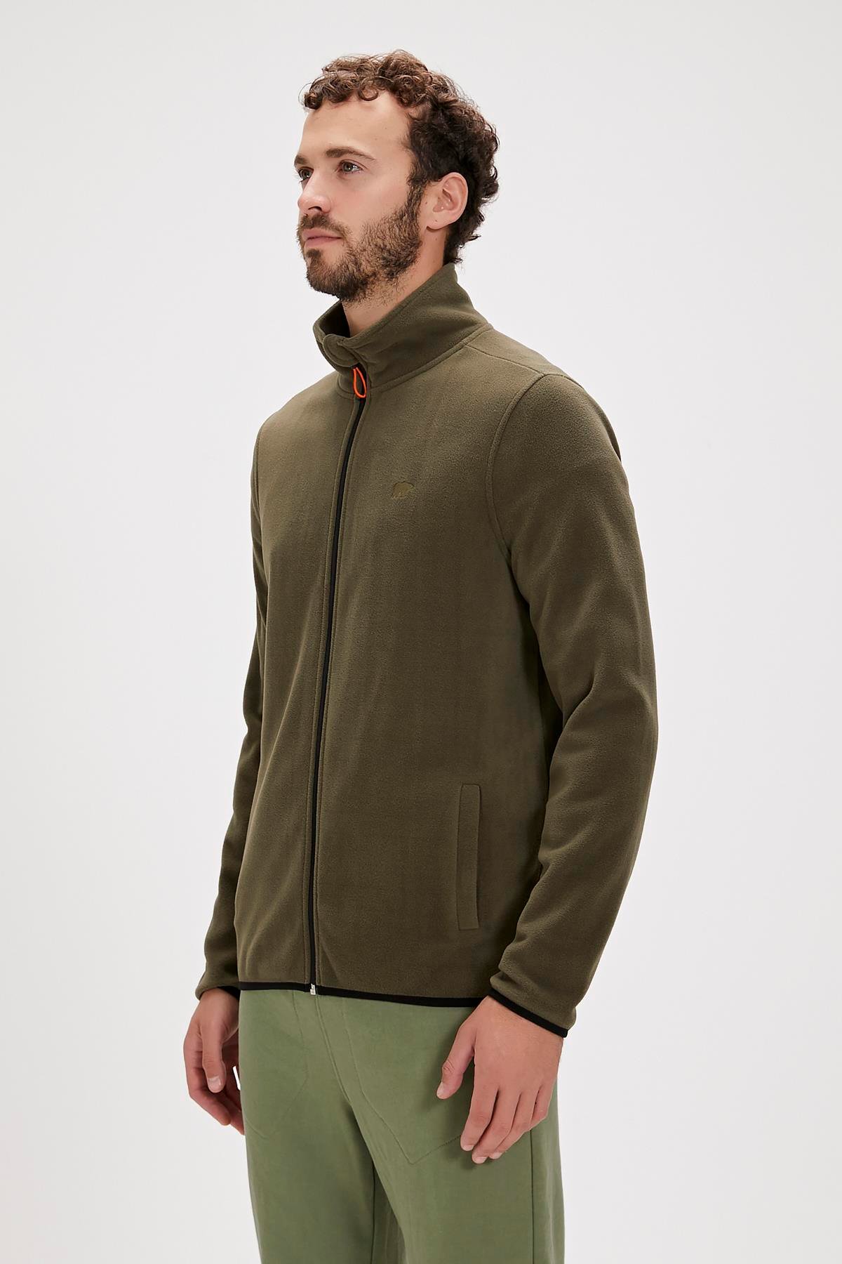 BOWIE FULL  ZIP POLAR KING SIZE HAKİ