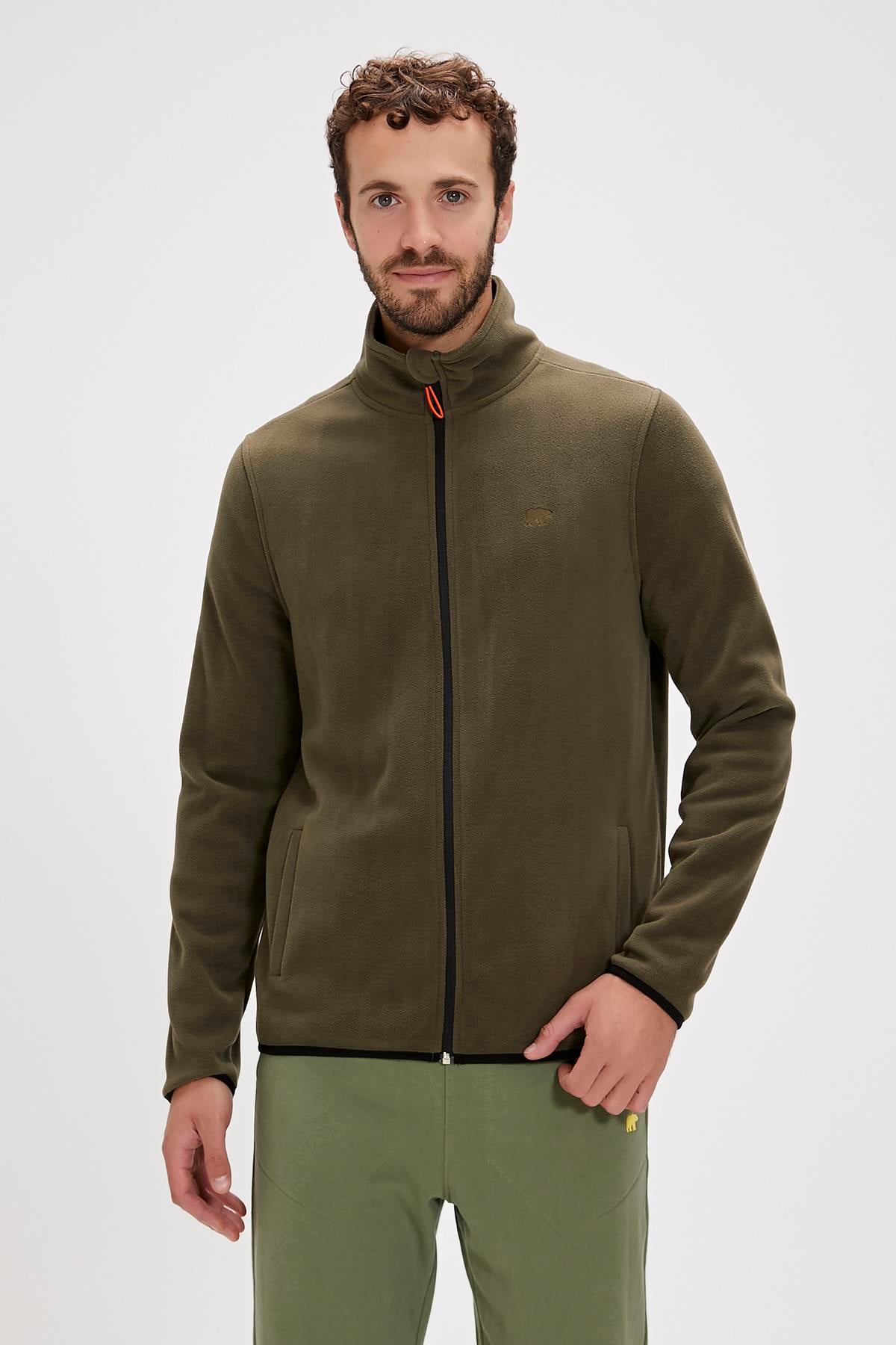 BOWIE FULL  ZIP POLAR KING SIZE HAKİ