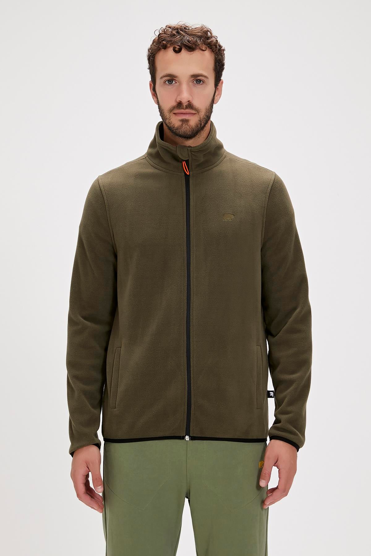 BOWIE FULL  ZIP POLAR KING SIZE HAKİ
