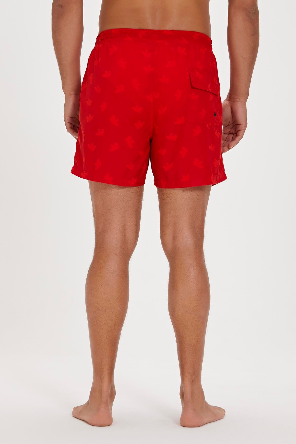 Chameleon Crimson Red Men's Swimwear