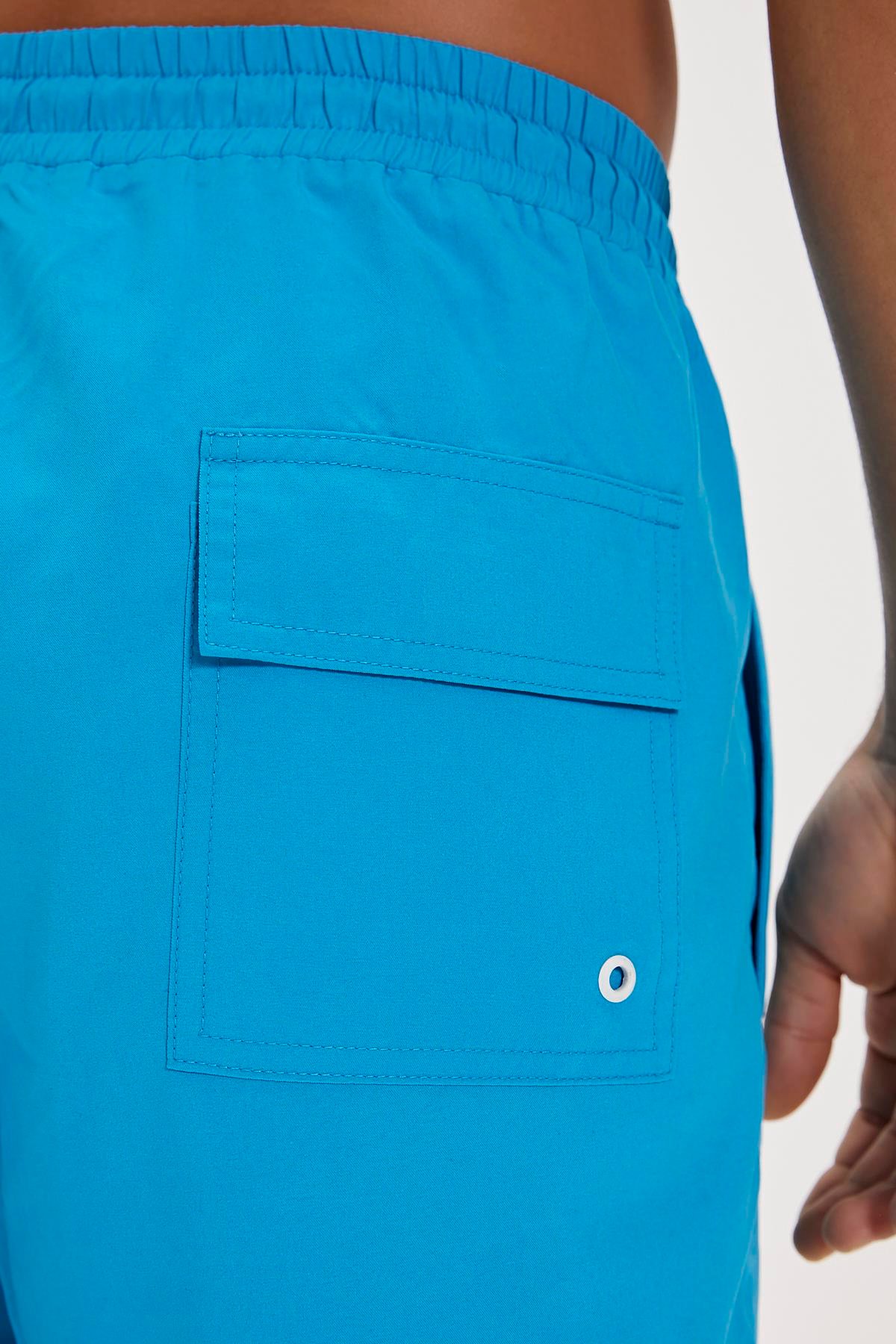 Chameleon Suda Renk Değiştiren Mavi Erkek Deniz Şortu